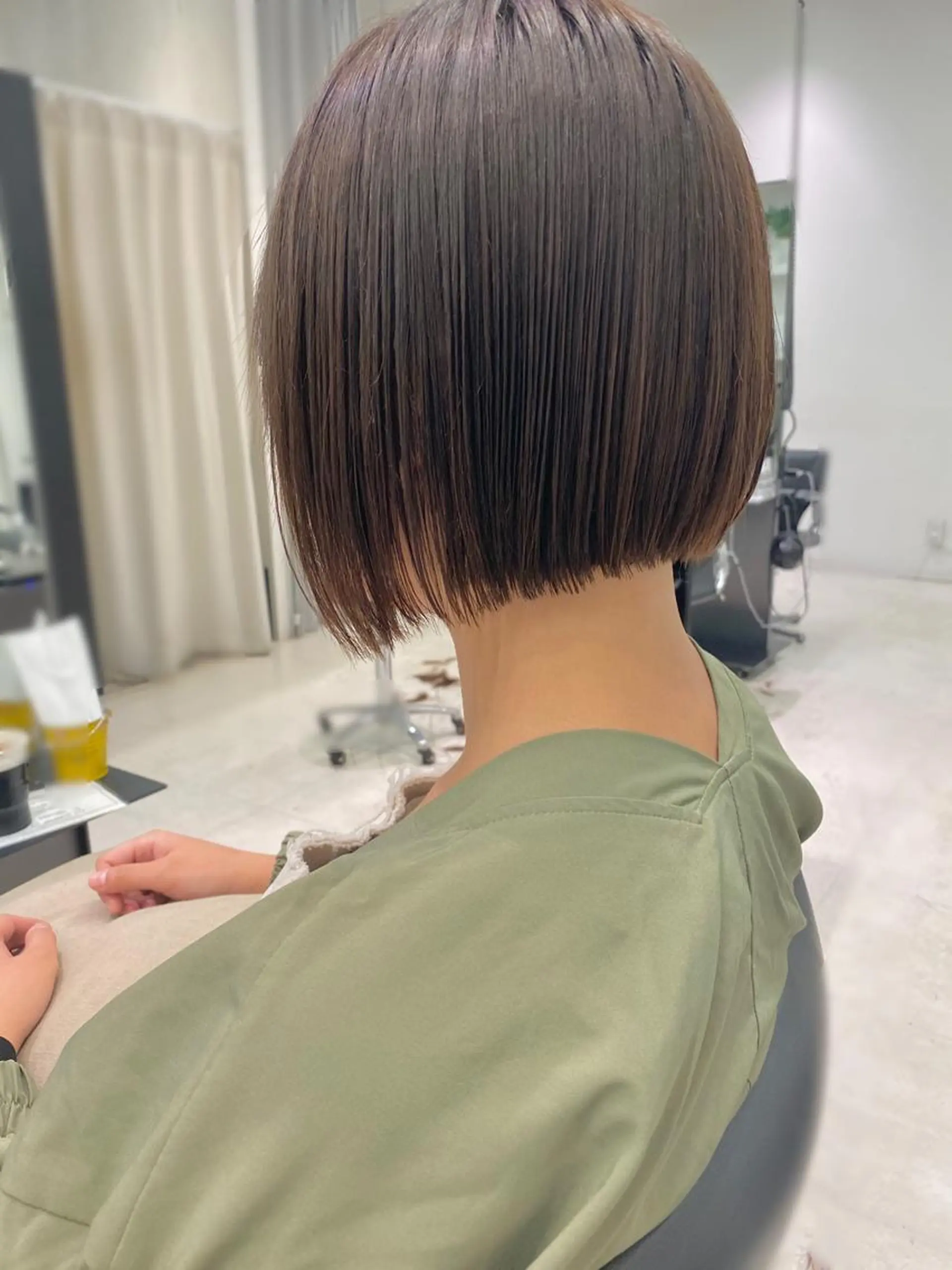 ショート カラー ボブ カット ヘアカラー 似合わせ専門美容師 なかじまのヘアスタイル