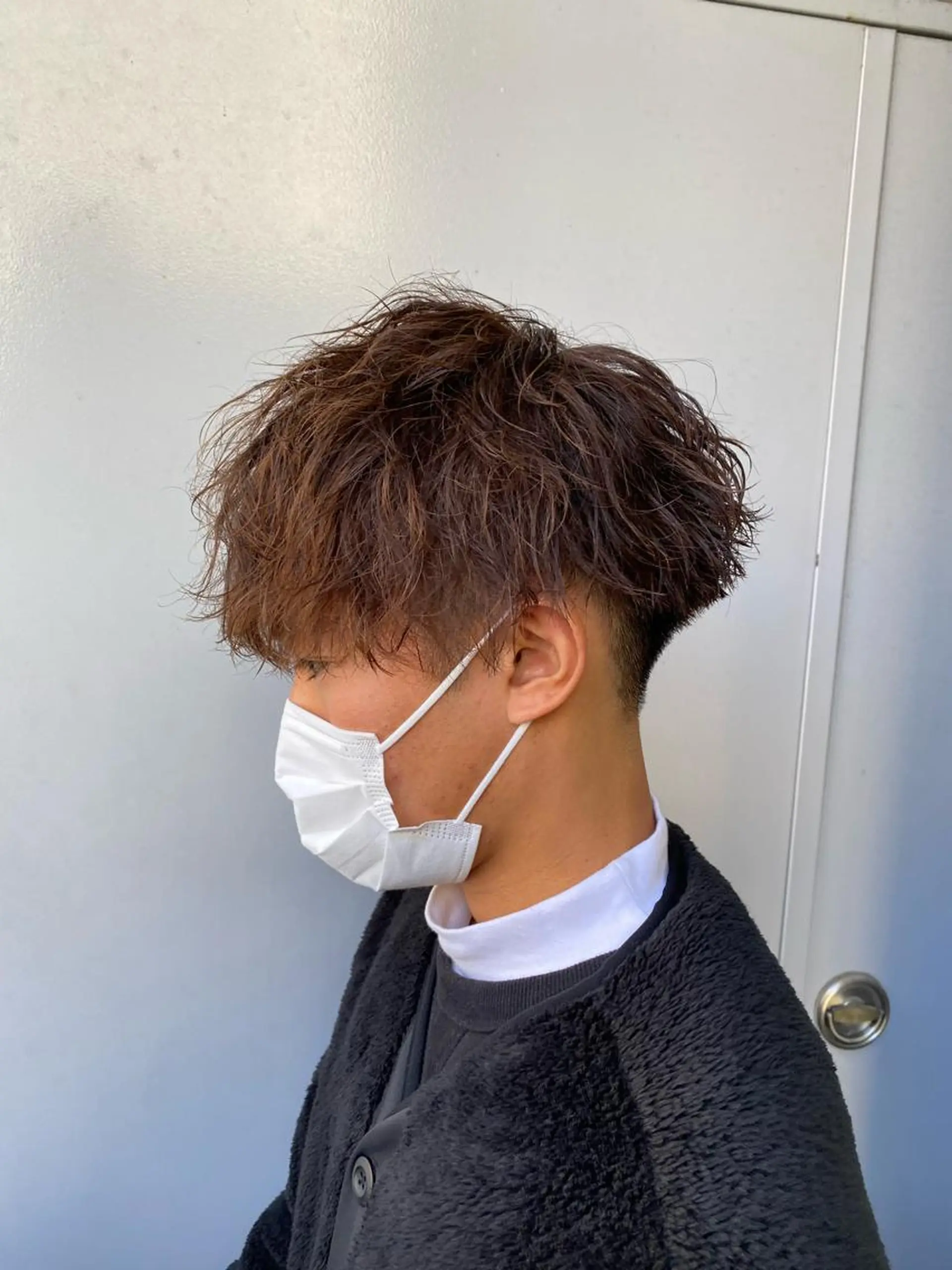 ショート パーマ メンズ 🟦ニュアンス/メン ズパーマ横浜🟦のヘアスタイル