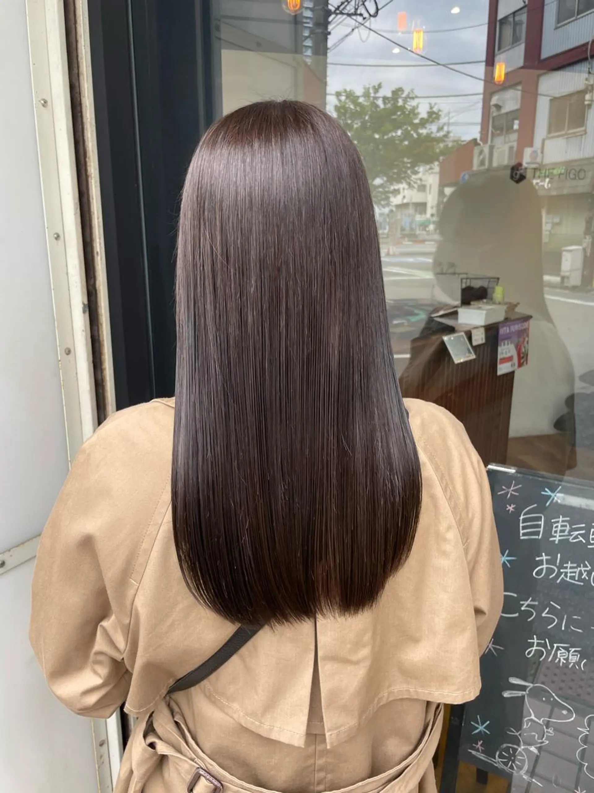 ロング カラー ヘアカラー トリートメント いまじゅく あおいのヘアスタイル