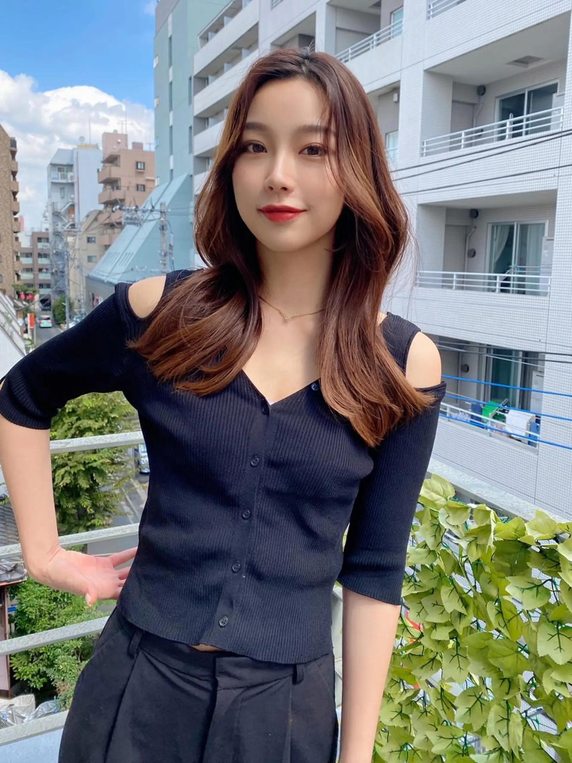 セミロング カラー 似合わせレイヤー 🇰🇷荒木洋文のヘアスタイル