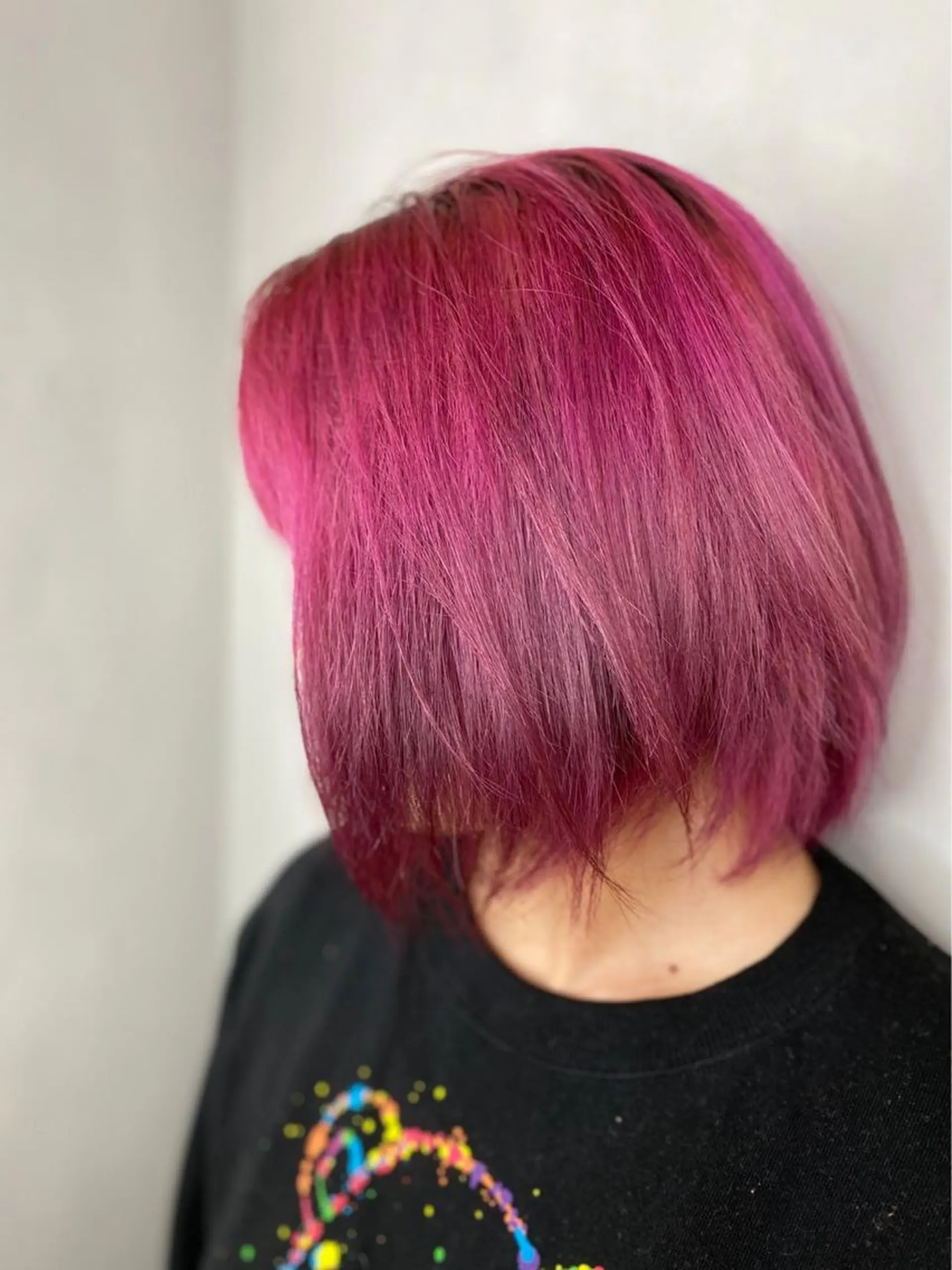 ショート カラー ピンクカラー 韓国風ヘア ヘアカラー トリートメント BROCANTE✂︎ karasawa.nのヘアスタイル