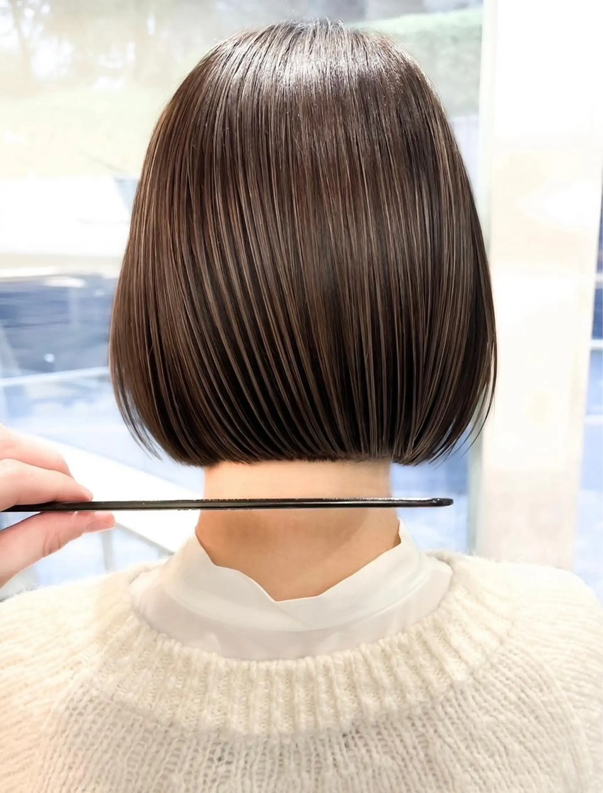 ショート ボブ 長尾 理子のヘアスタイル