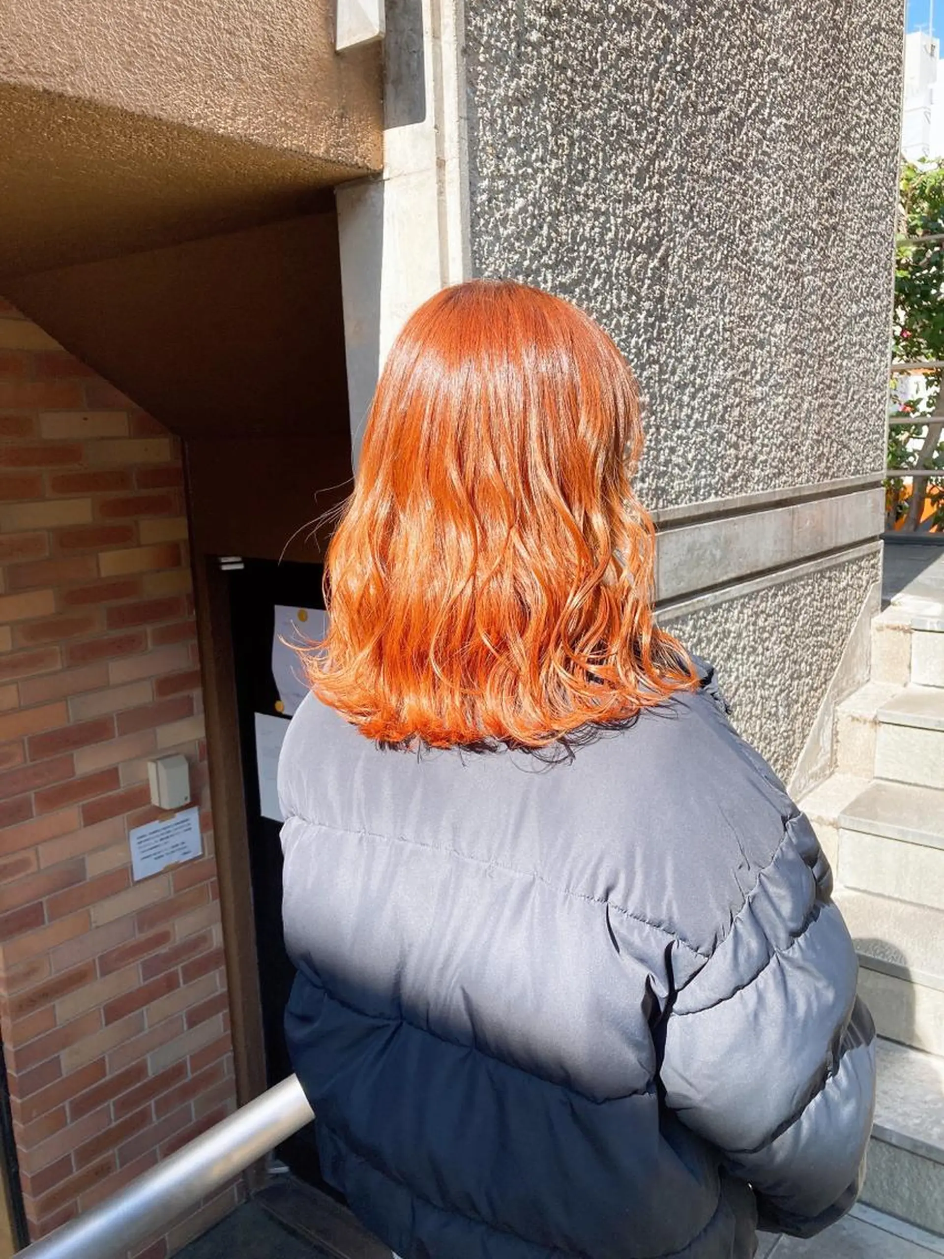 カラー オレンジ 💗モテ髪 ハイトーンあや💗のヘアスタイル
