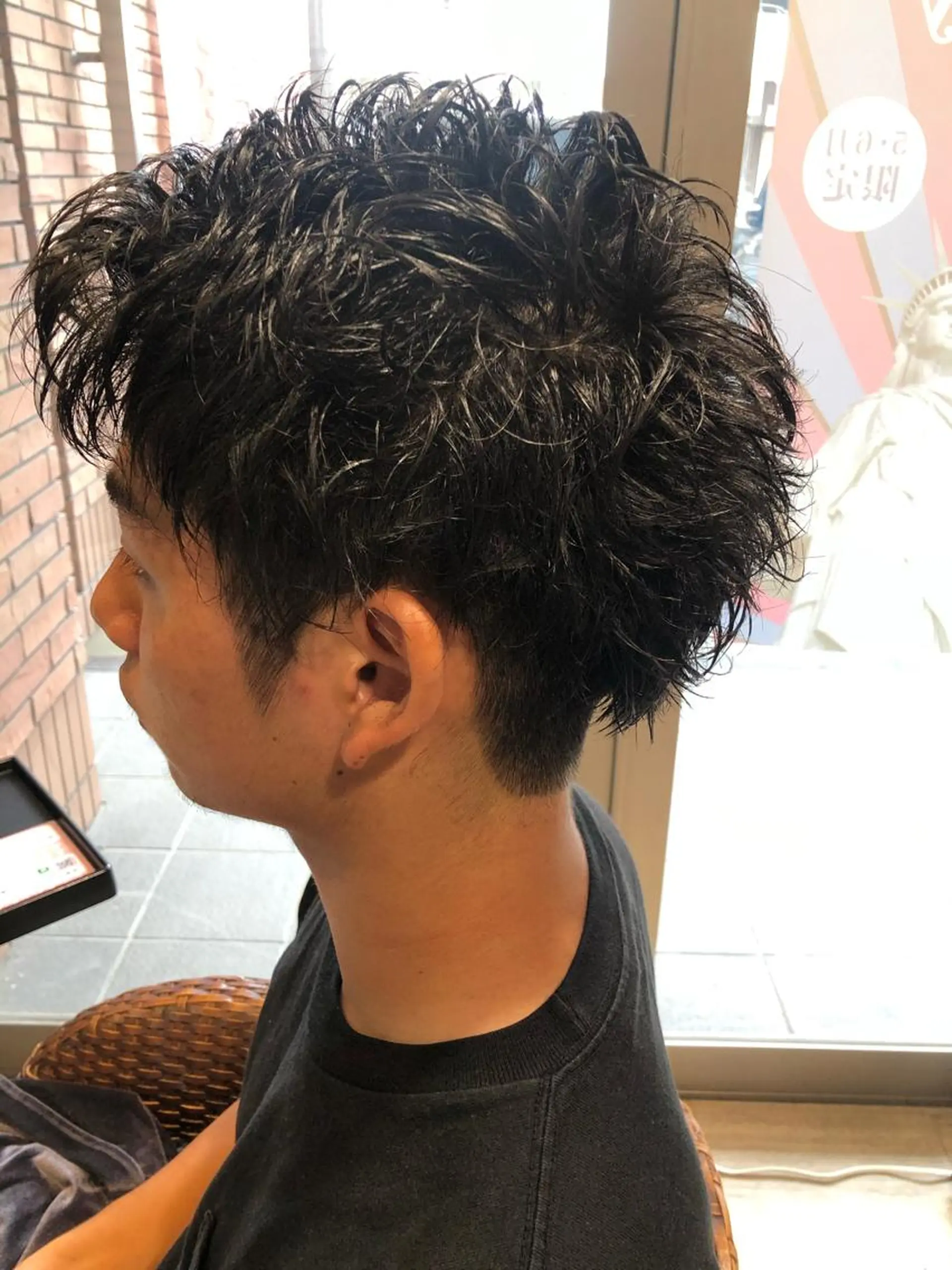 ショート メンズ メンズパーマ/ スパイキー/神田正紀のヘアスタイル