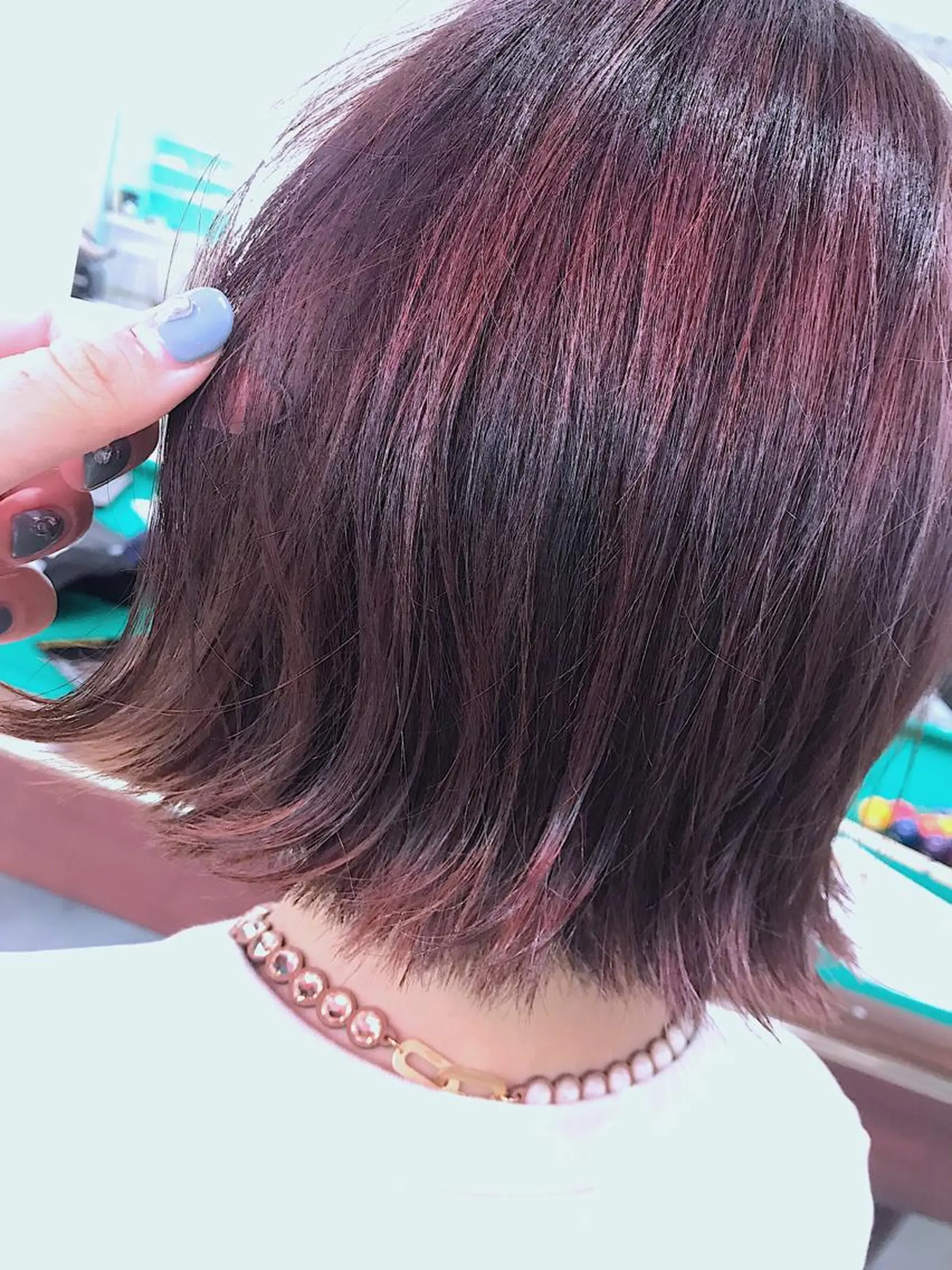 ミディアム カラー ヘアアレンジ GRAND OMOTESANDOのヘアスタイル