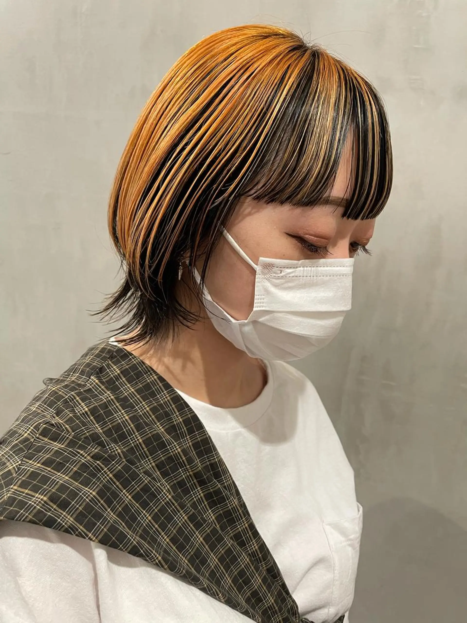 ショート カラー ヘアカラー トリートメント 優 作のヘアスタイル