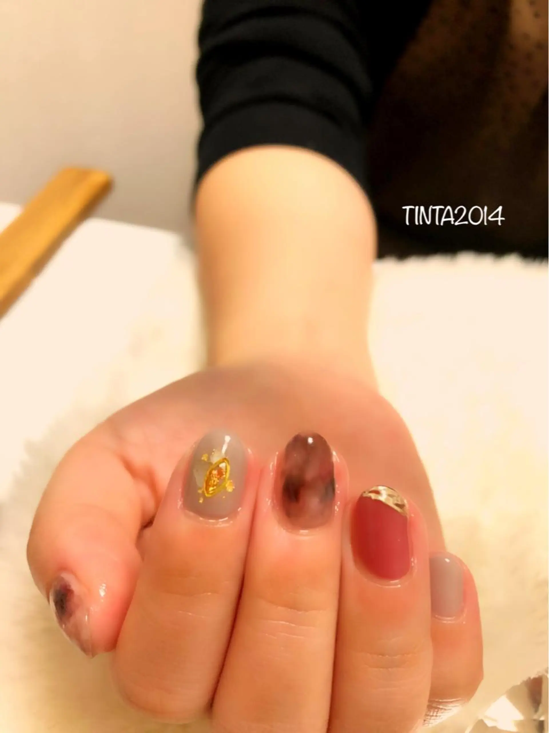 ネイル ニュアンスネイル ネイルサロン ティンタ所属・馬場 典子のネイルデザイン