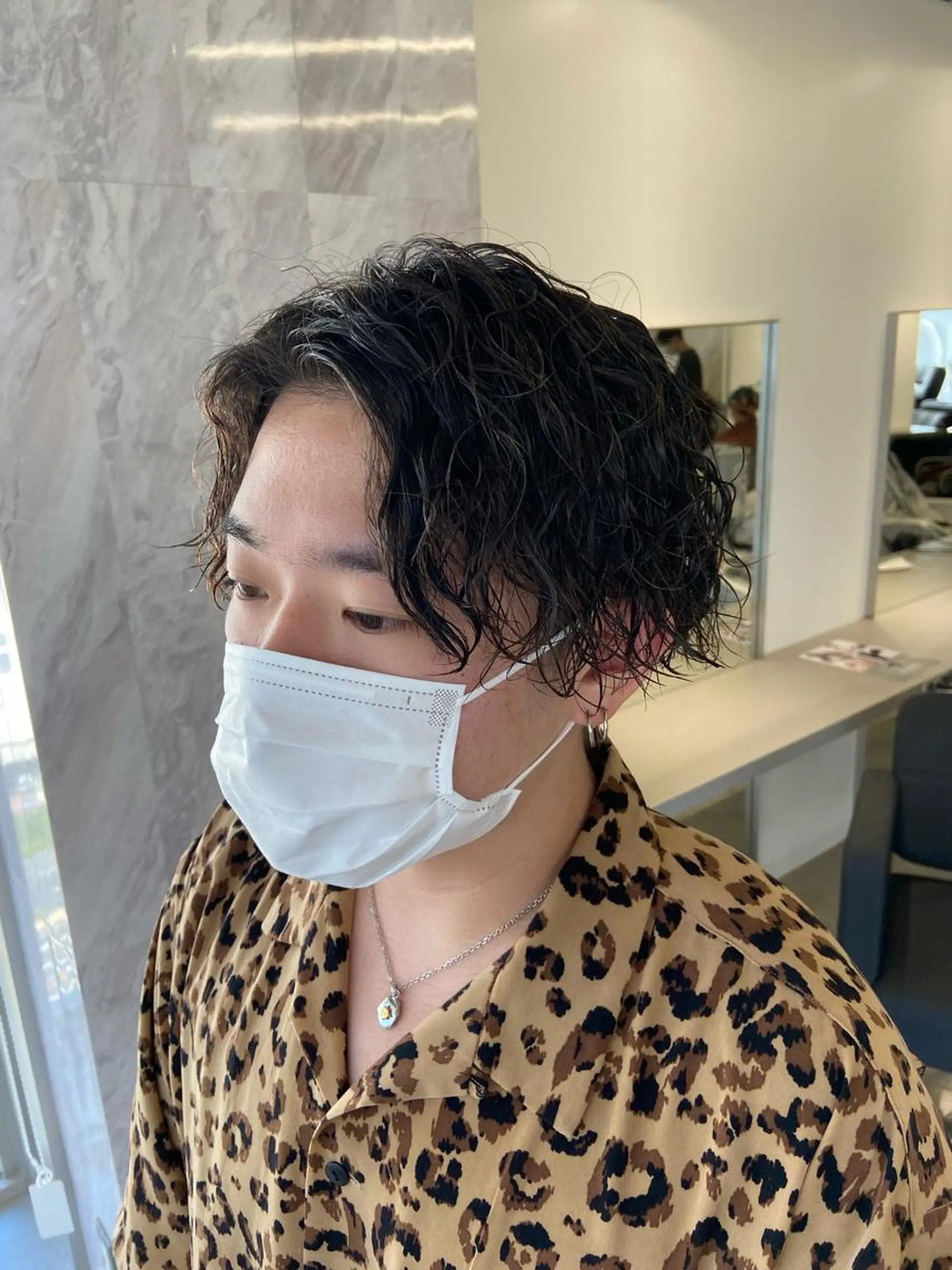パーマ メンズ カット パーマ トリートメント EIGHT奥野 心太のヘアスタイル