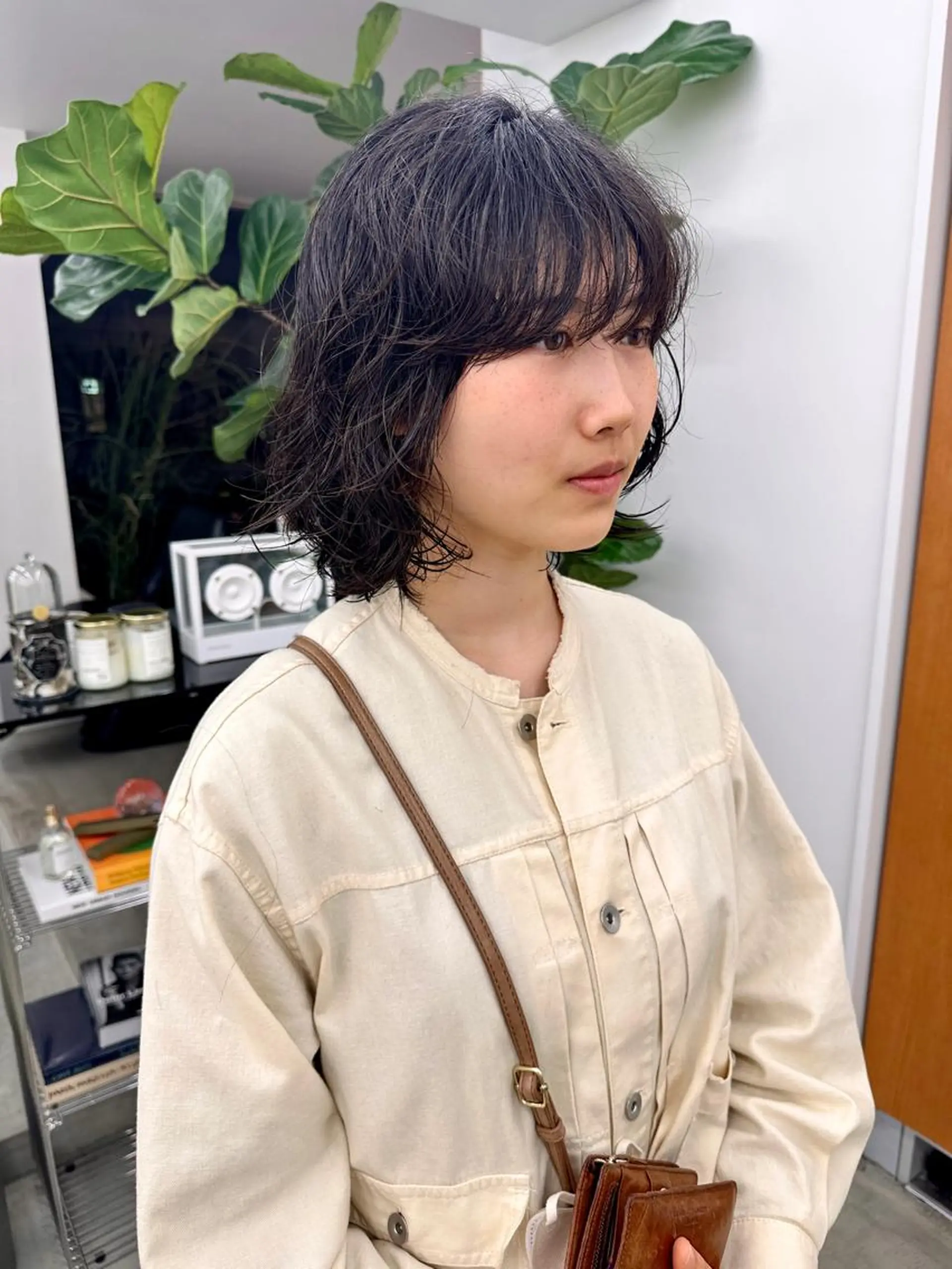 ショート パーマ ボブレイヤー ボブ レイヤーカット カット パーマ トリートメント ボブ/レイヤー/ケア パーマ/リュウタのヘアスタイル