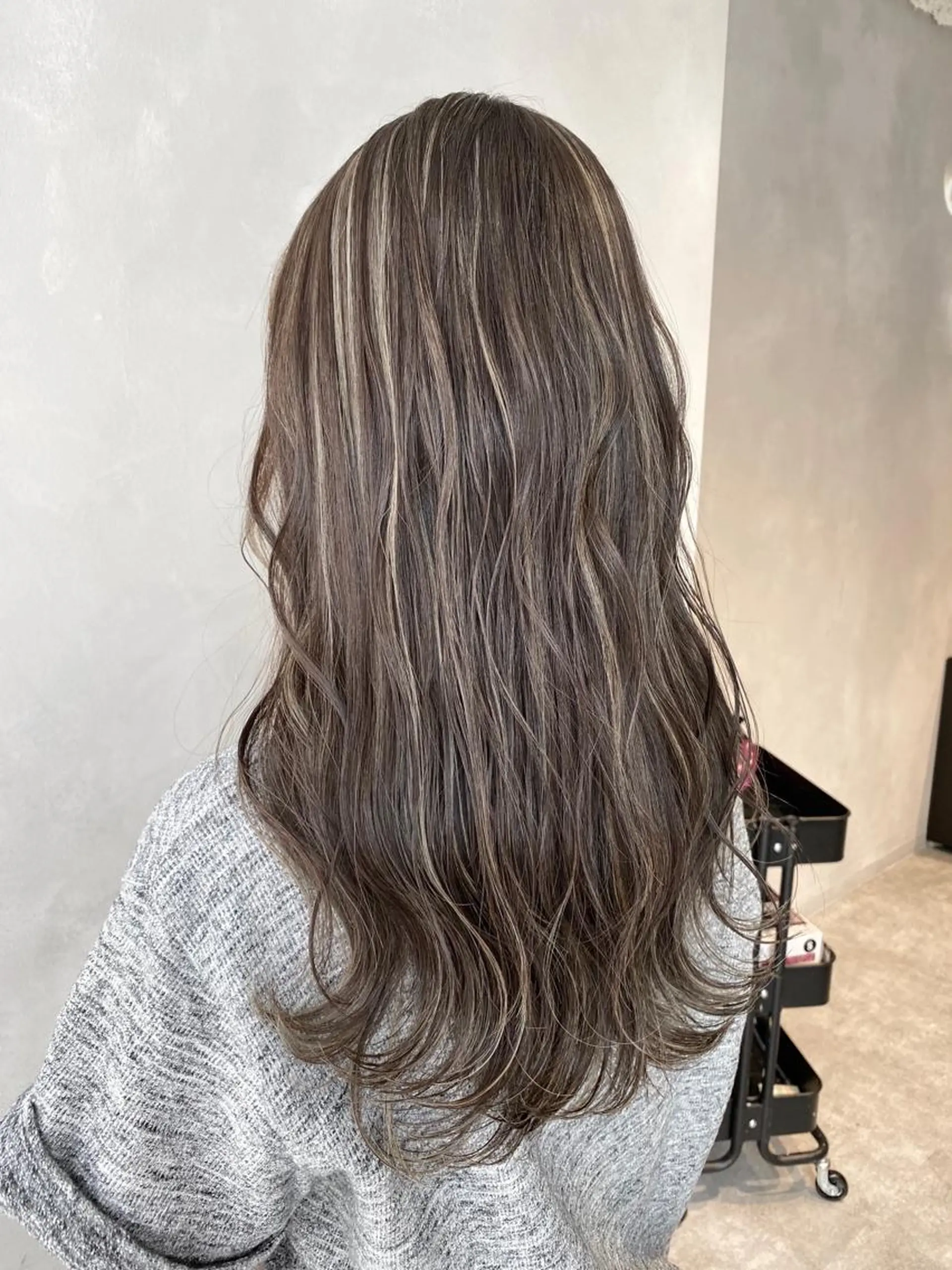 ロング カラー M IIのヘアスタイル