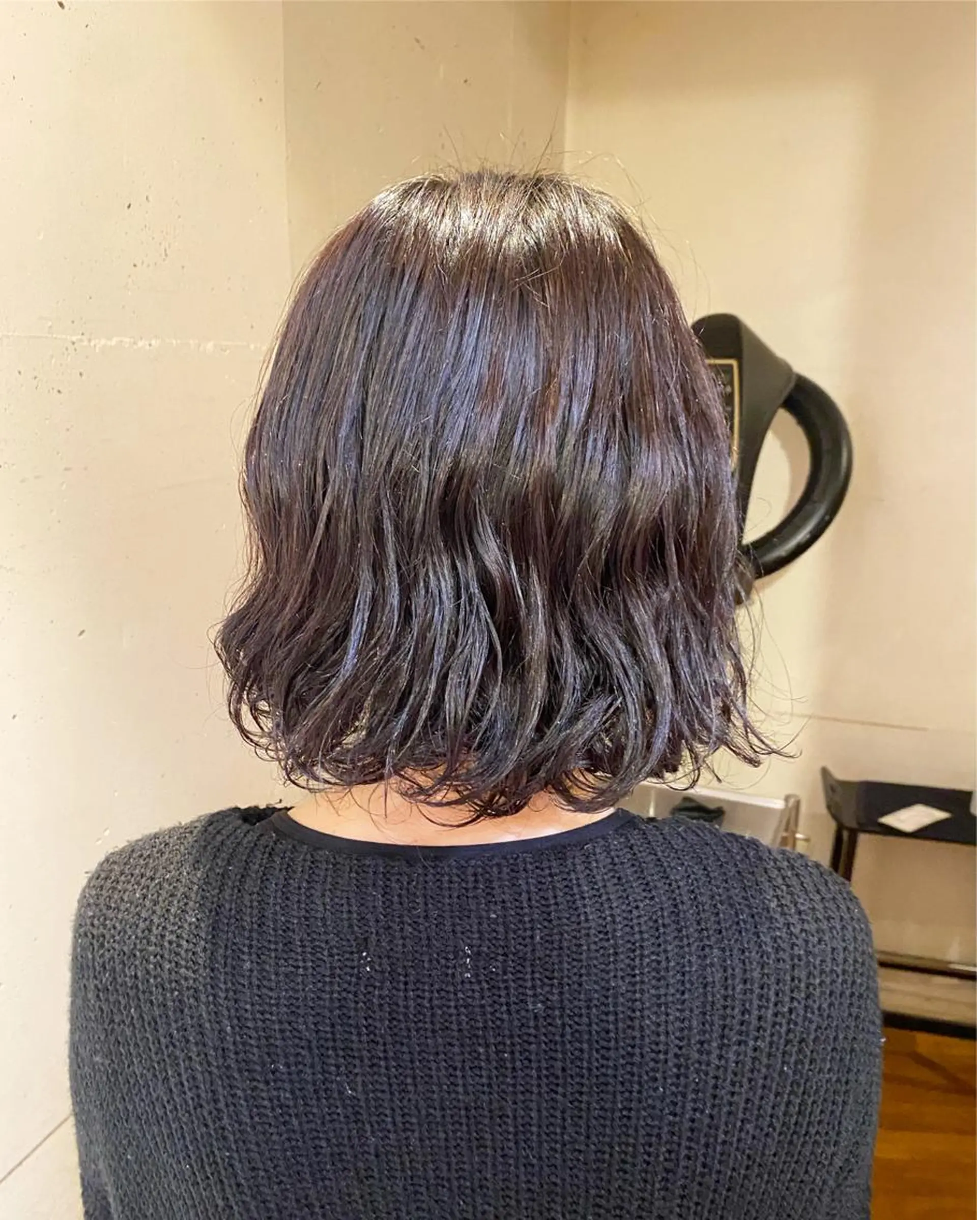 ミディアム ミディアムパーマ miyu ボブモデル募集中のヘアスタイル