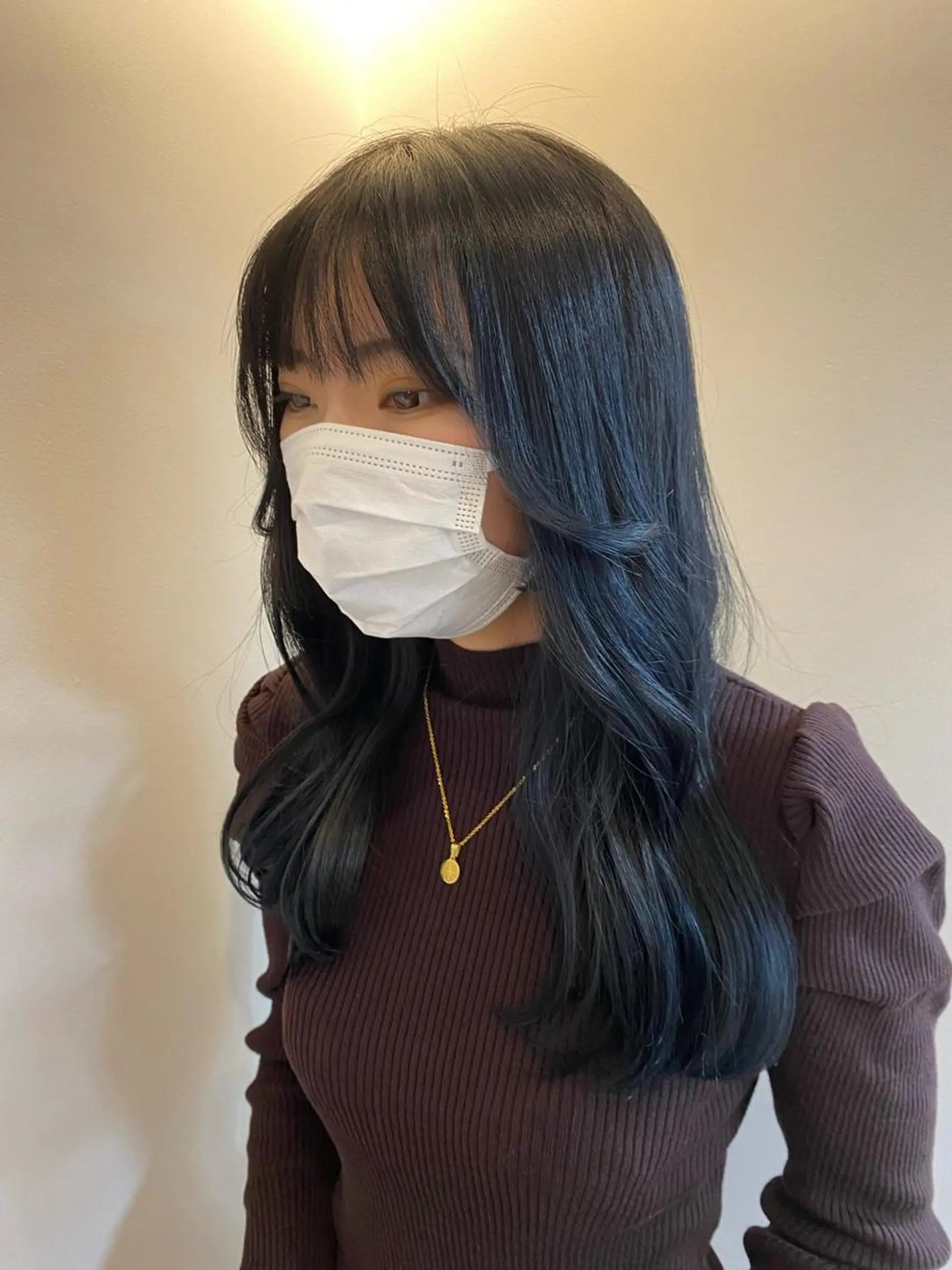 ロング 髪質改善 ヨシンモリ 韓国風ヘア レイヤーカット トリートメント 波巻きスパイラル/ メンズパーマ/ゆうひのヘアスタイル
