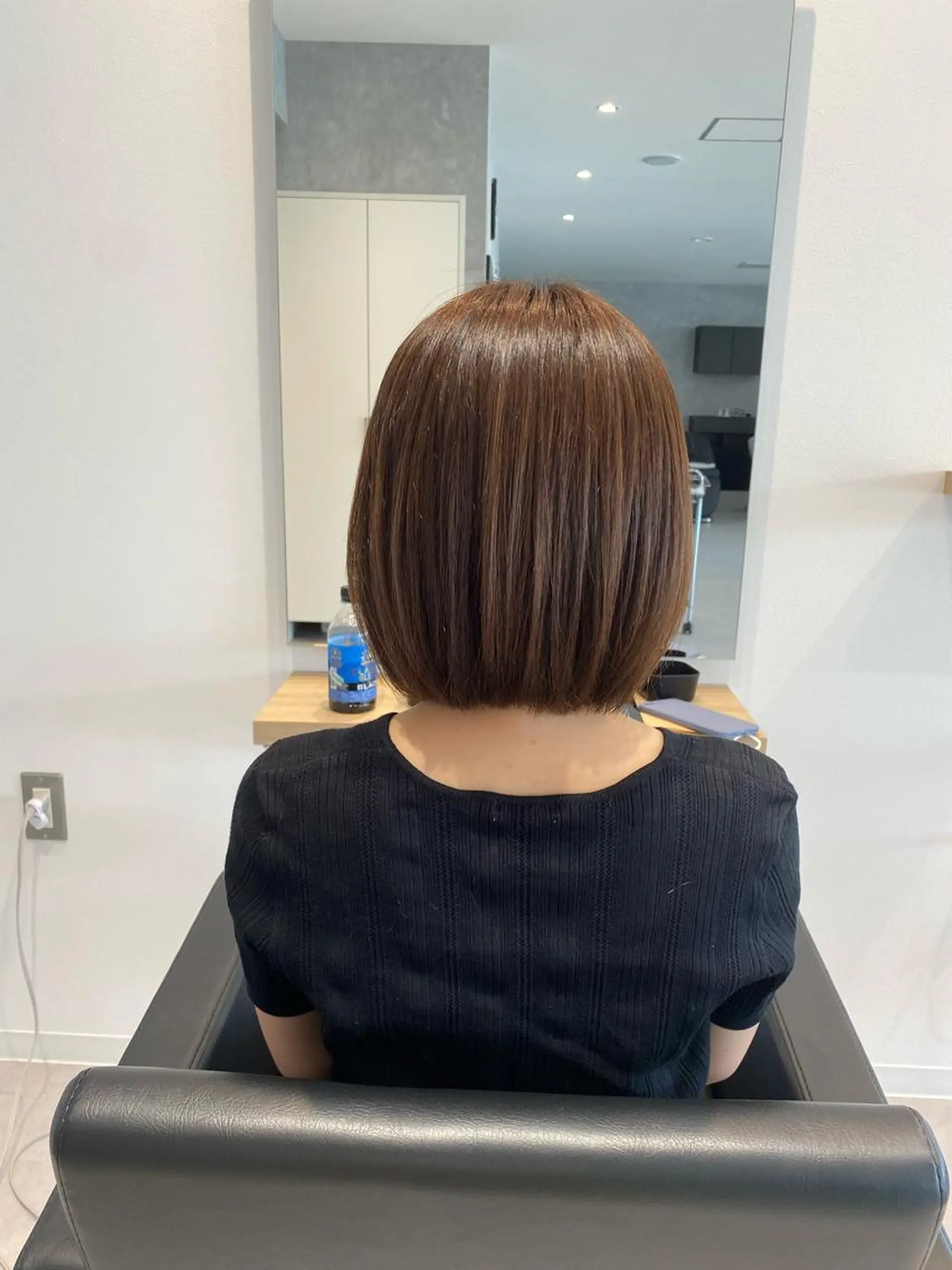 ミディアム 縮毛矯正 トリートメント Hair Ange伊達店所属・山口 美緒のヘアスタイル