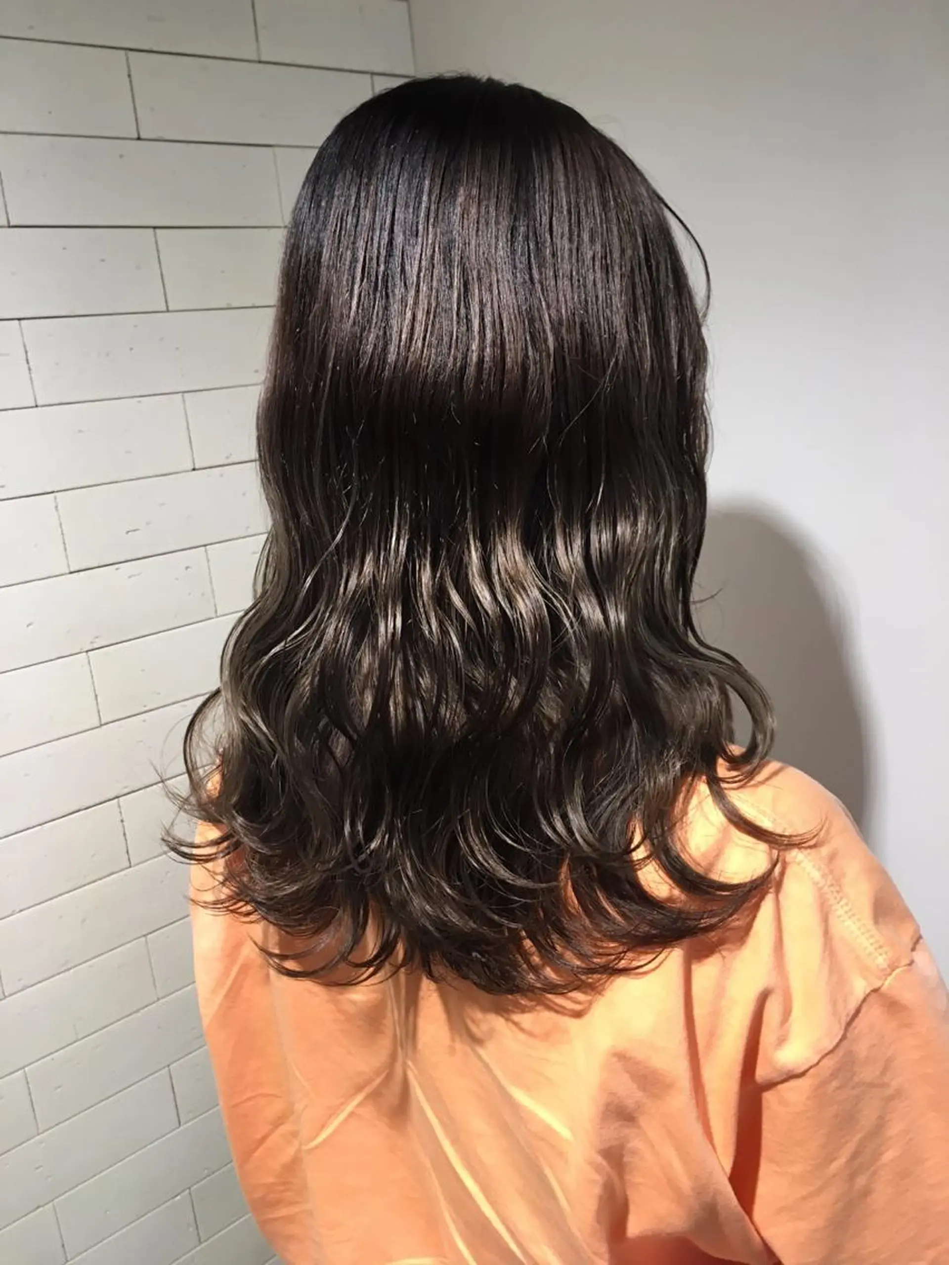 ミディアム ショートボブ ボブ ハイライト 外ハネヘア ヘアカラー トリートメント ヘッドスパ ヘアセット メンズツイスパ ショートフクヤマシンのヘアスタイル