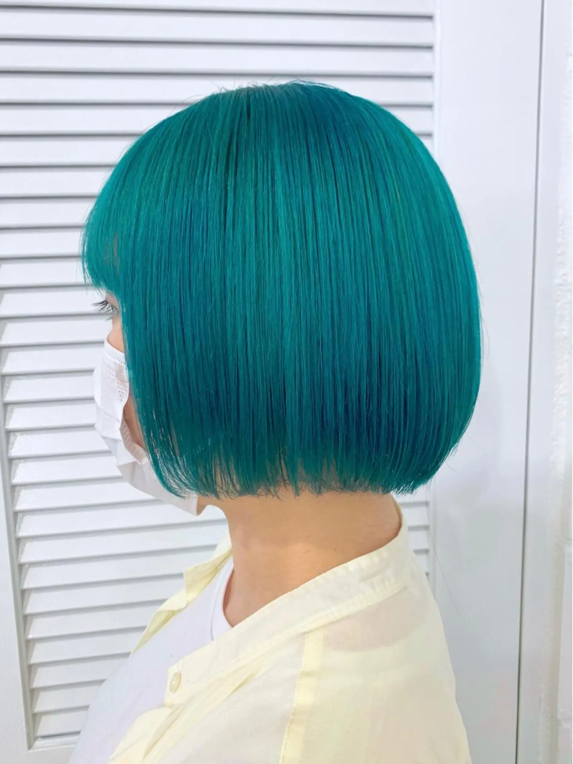 ミディアム カラー ヘアアレンジ ブルーカラー 🍒暖色✖️レイヤー ／Haruna🍒のヘアスタイル