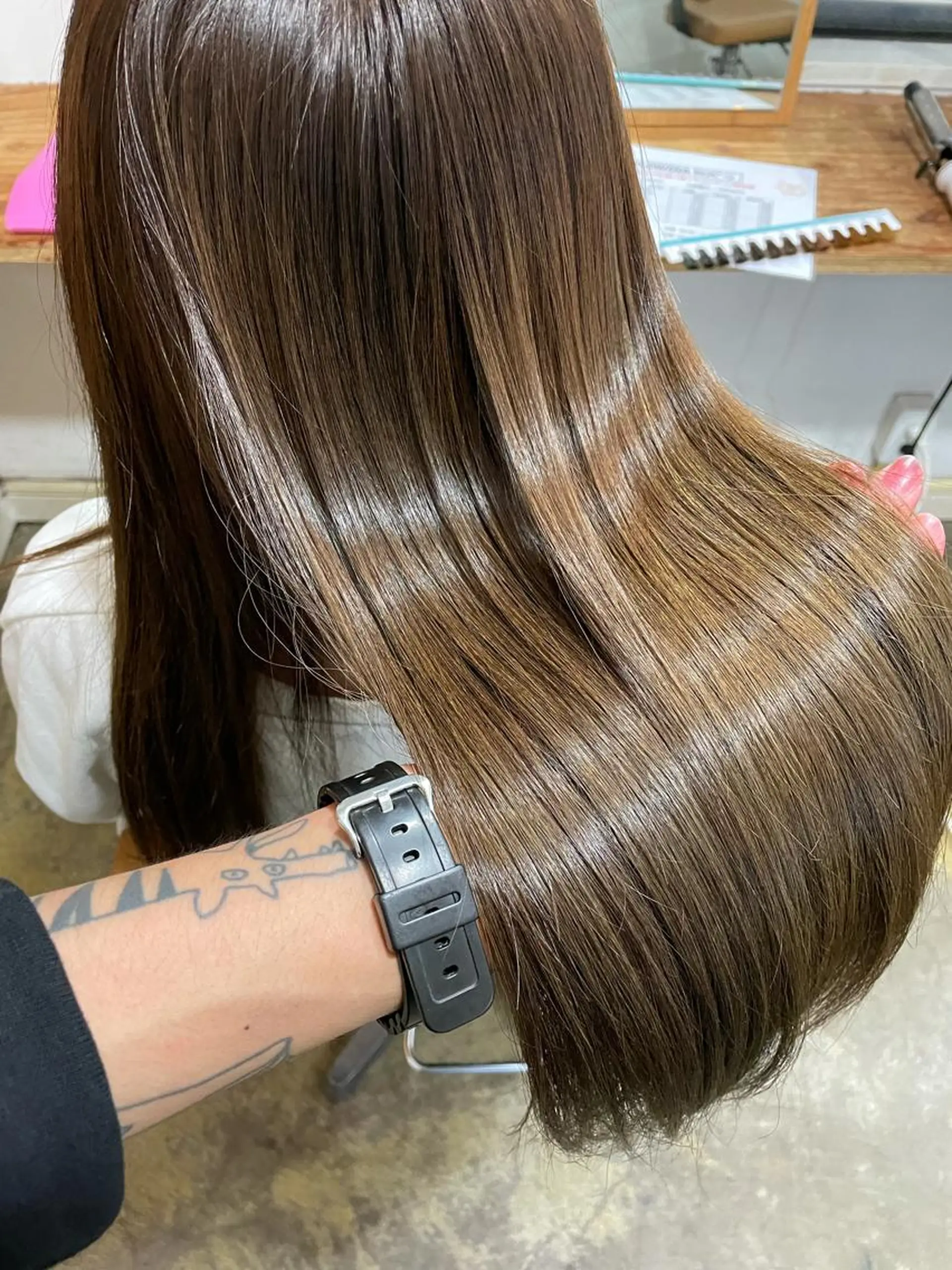 ミディアム カラー トリートメント 💎髪質改善💎 デザイナーshinのヘアスタイル