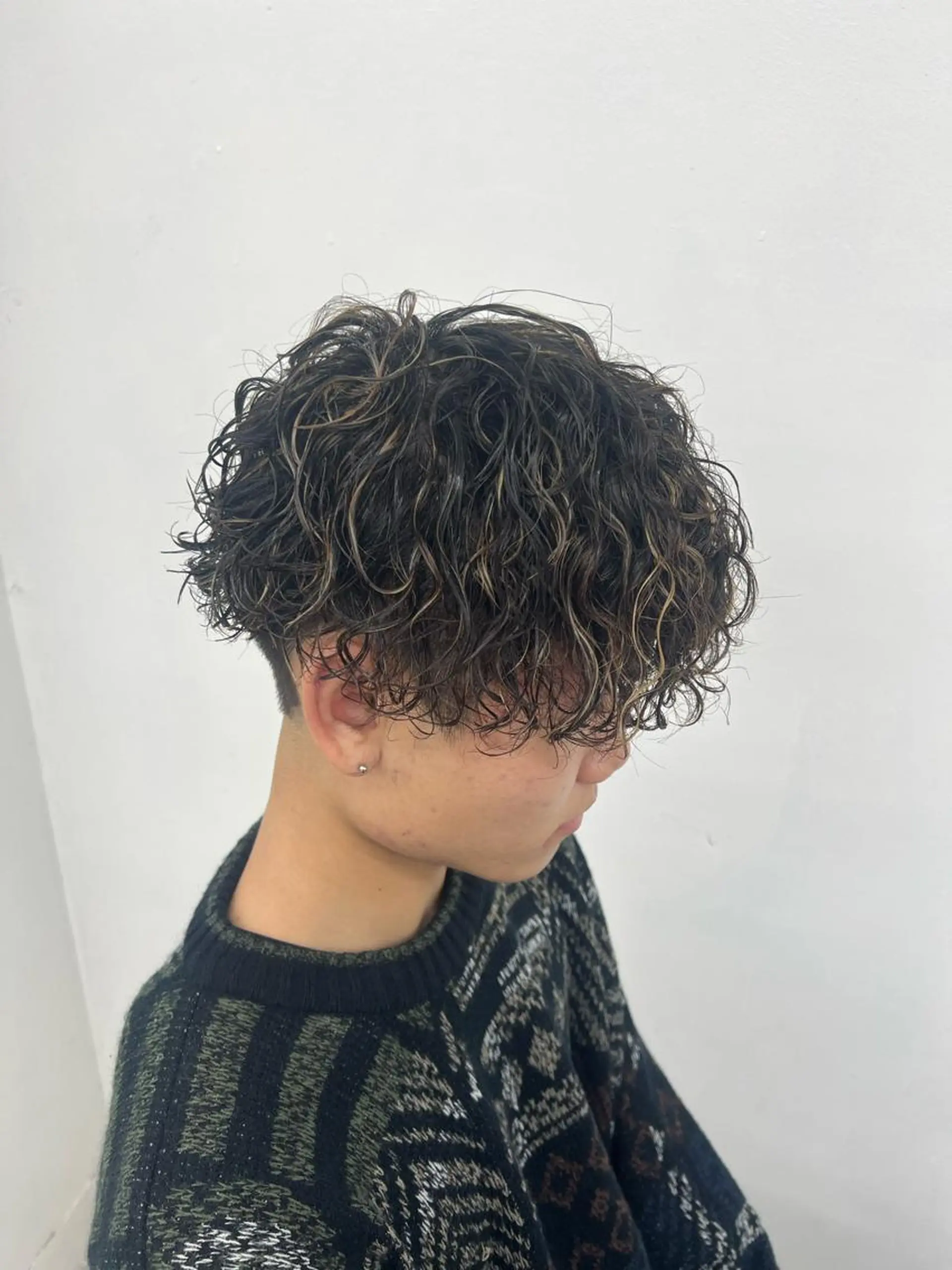 カラー パーマ メンズ カット ヘアカラー パーマ 柏メンズカットパーマ NO.1タイチのヘアスタイル