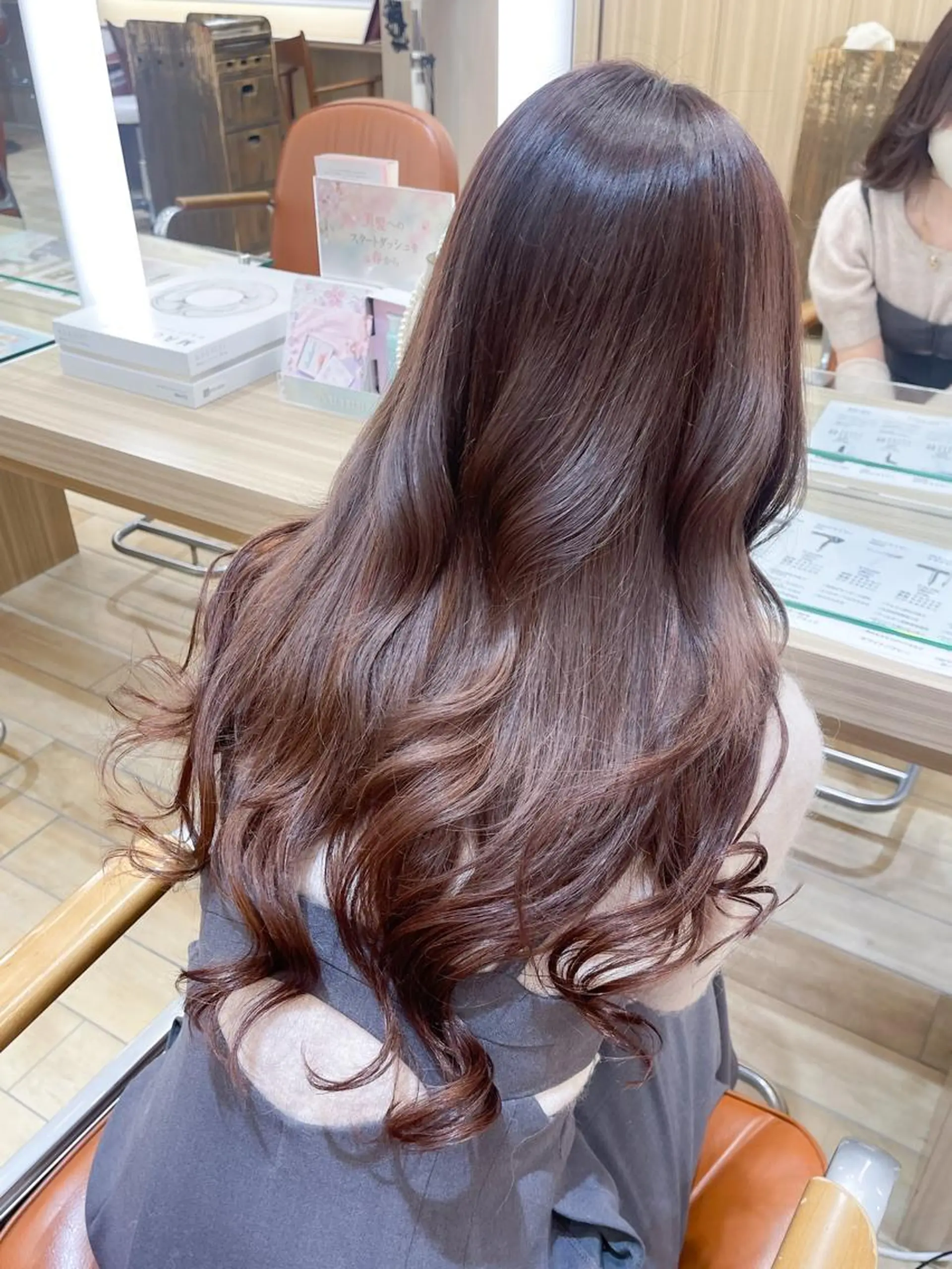 ロング ヘアカラー トリートメント 艶カラー/ よしみ🥣のヘアスタイル