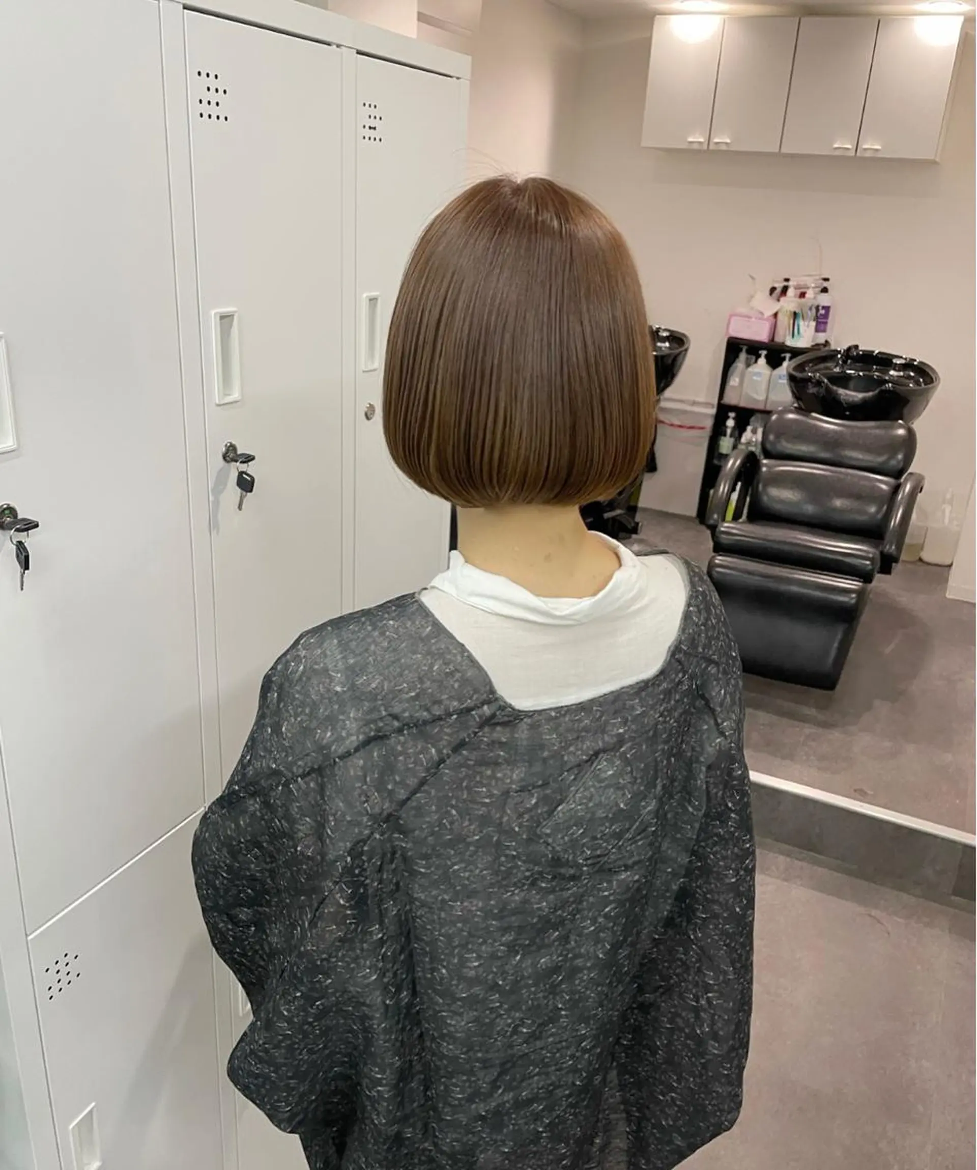 ショート ボブ ヘアカラー トリートメント soyon心斎橋所属・♡透明感/艶カラー/ M a I ♡のヘアスタイル