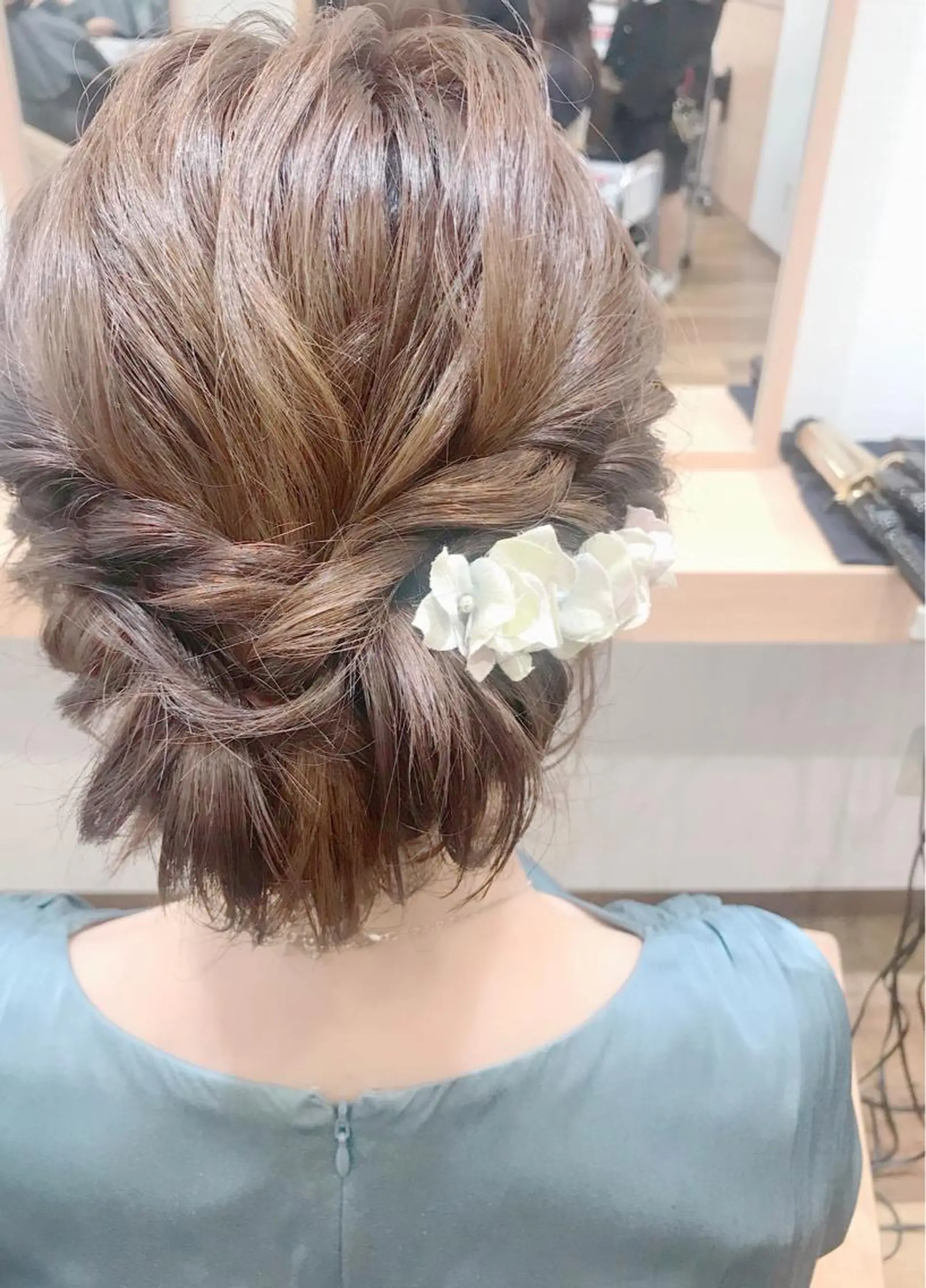 ショート ヘアアレンジ ボブ ヘアセット GRANLUSSO 〜グランルッソ駅前店所属・木口 嘉美のヘアスタイル
