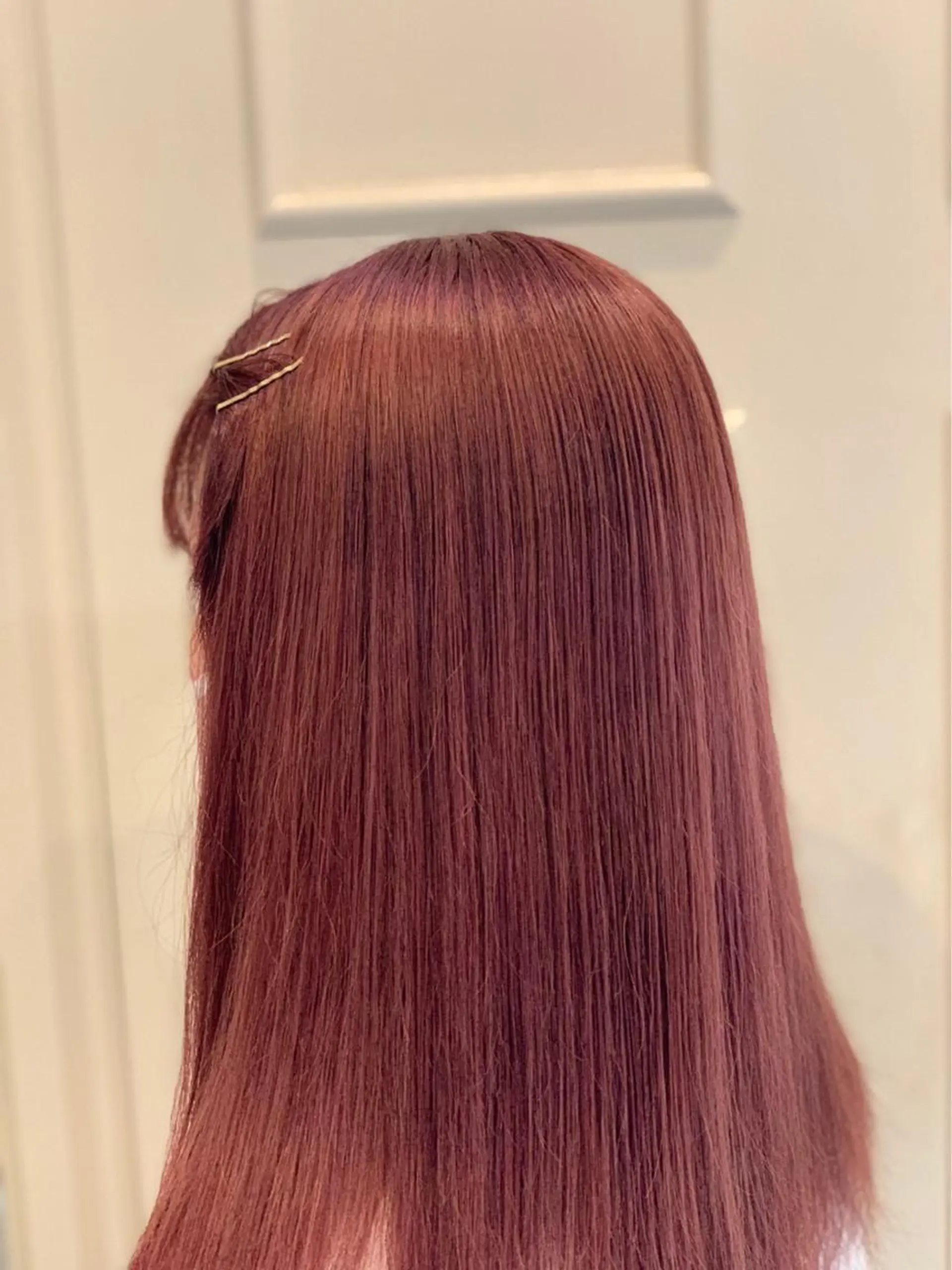 セミロング カラー ピンクカラー 💈Blanco💈 カラー&ケア🌈のヘアスタイル
