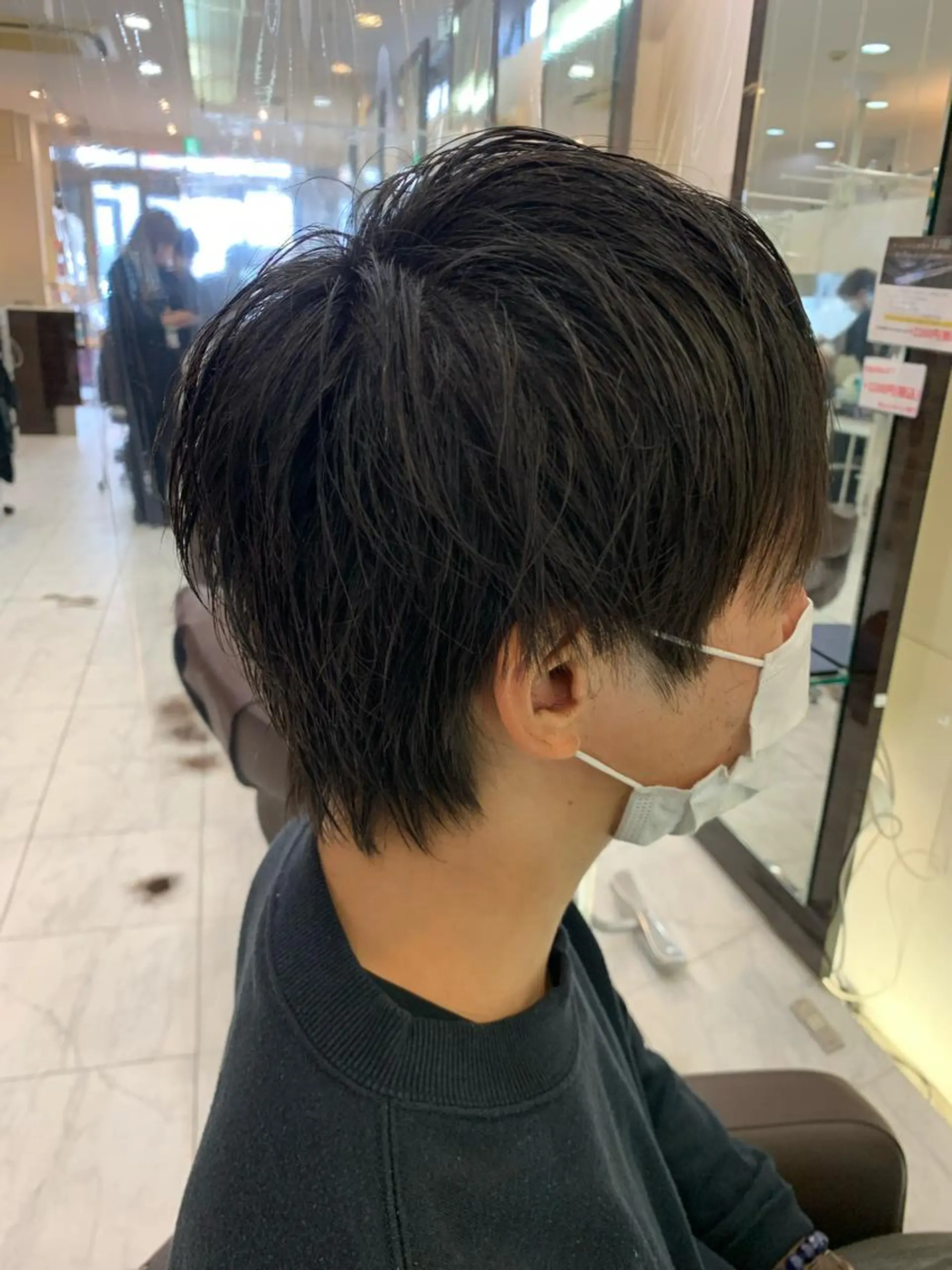 ショート メンズ RIKA💙パーマ 艶カラー💙のヘアスタイル