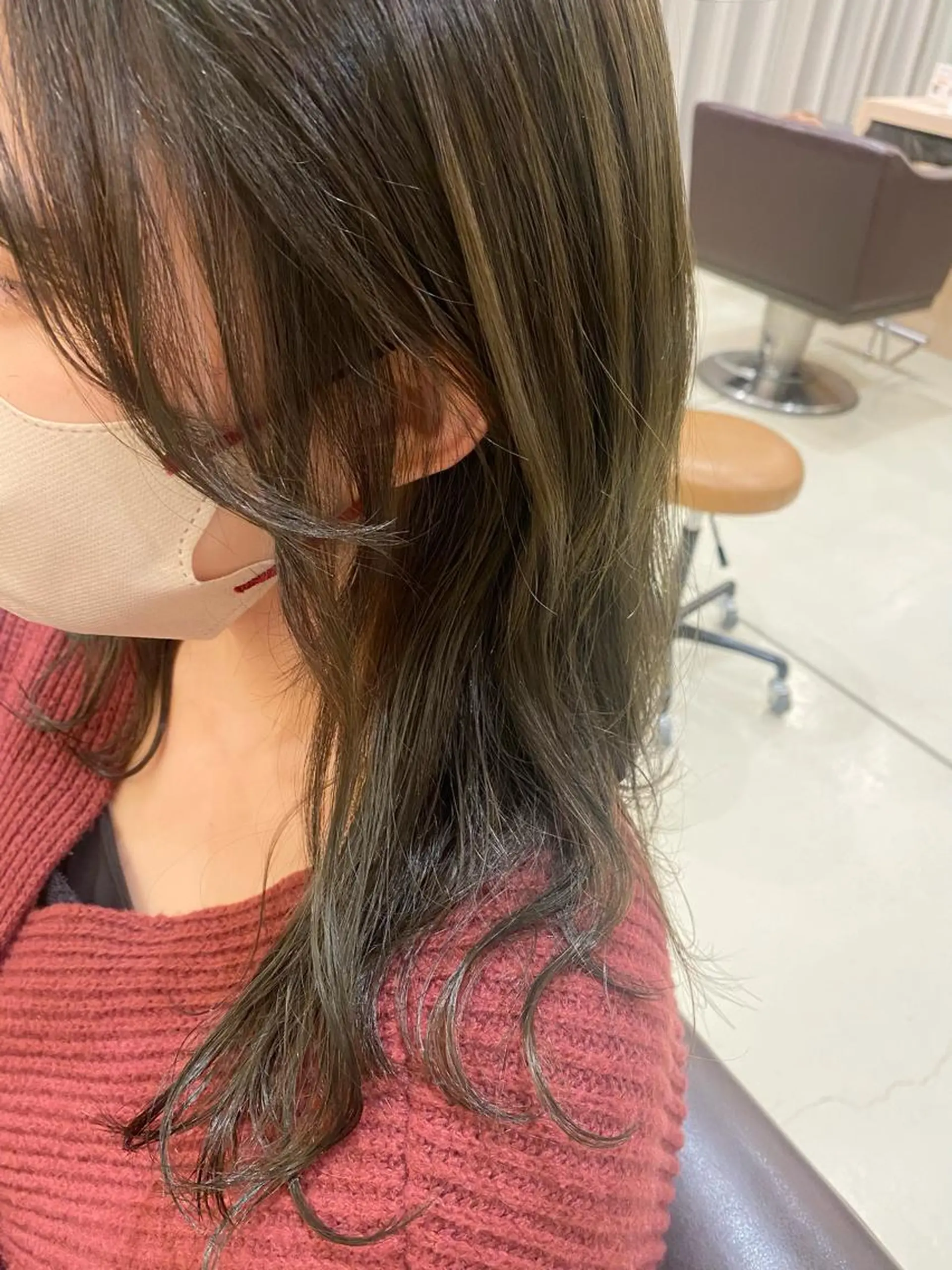 ロング 顔周りカット カット ヘアカラー みやび🫧髪質改善 🫧透明感カラー🫧のヘアスタイル