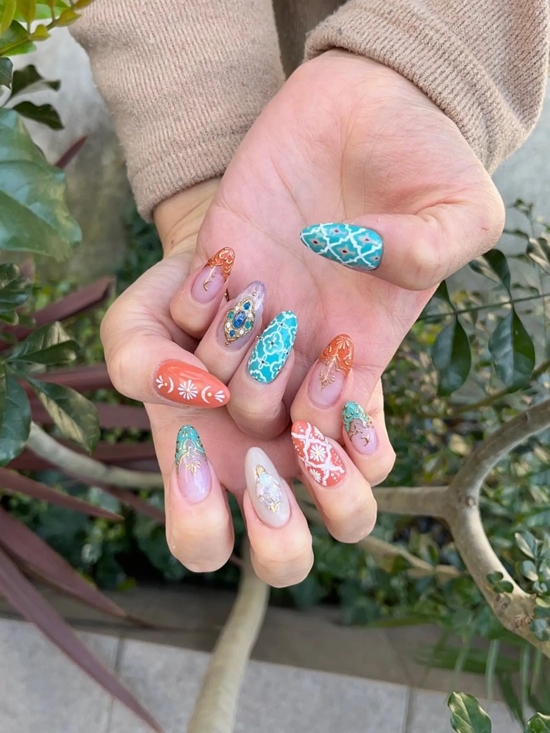 ネイル ハンドネイル Nailsalon E's cafeのネイルデザイン
