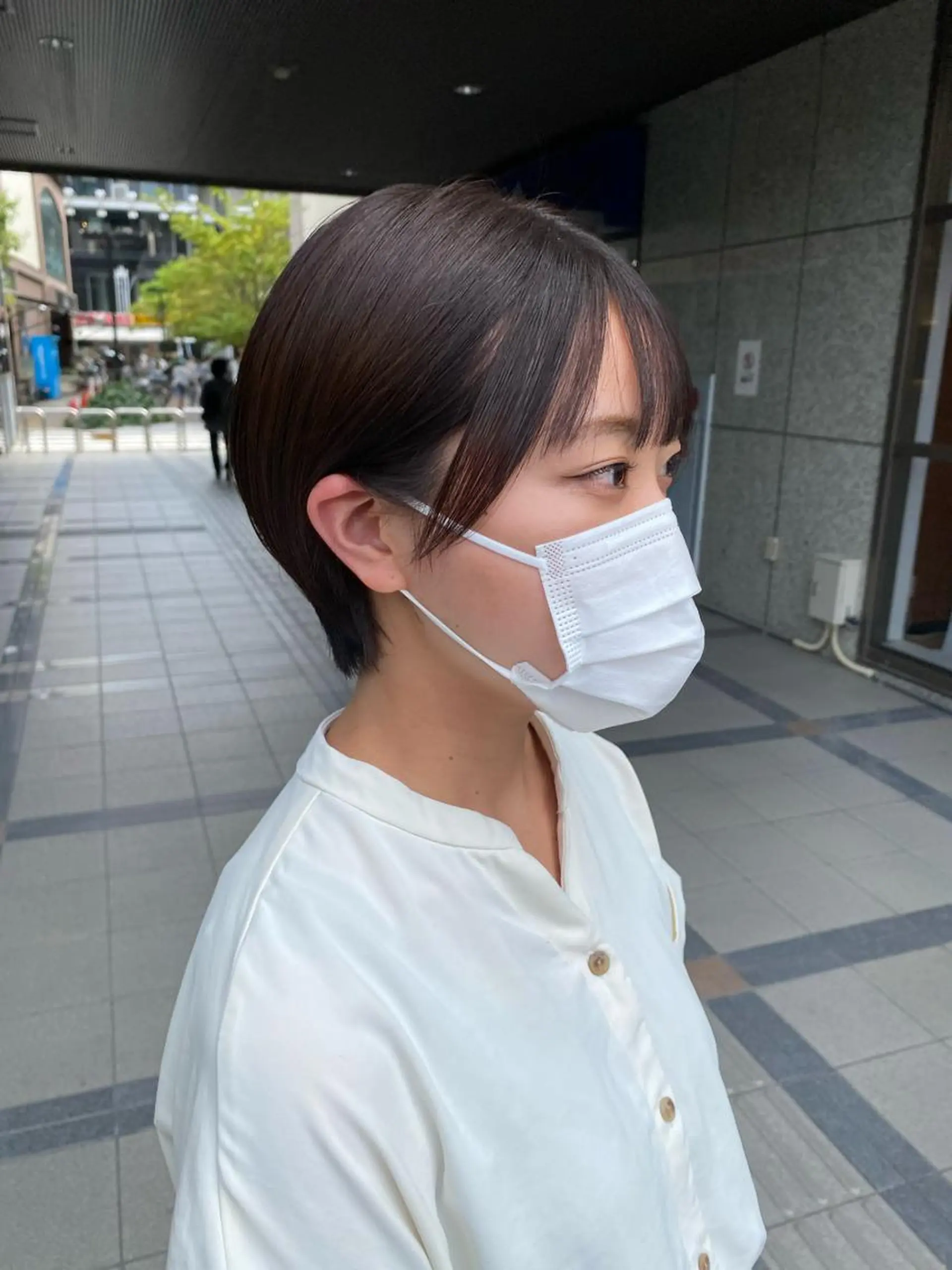 ショート ショートヘア カット 縮毛矯正 トリートメント CHAINON 木原崇了のヘアスタイル