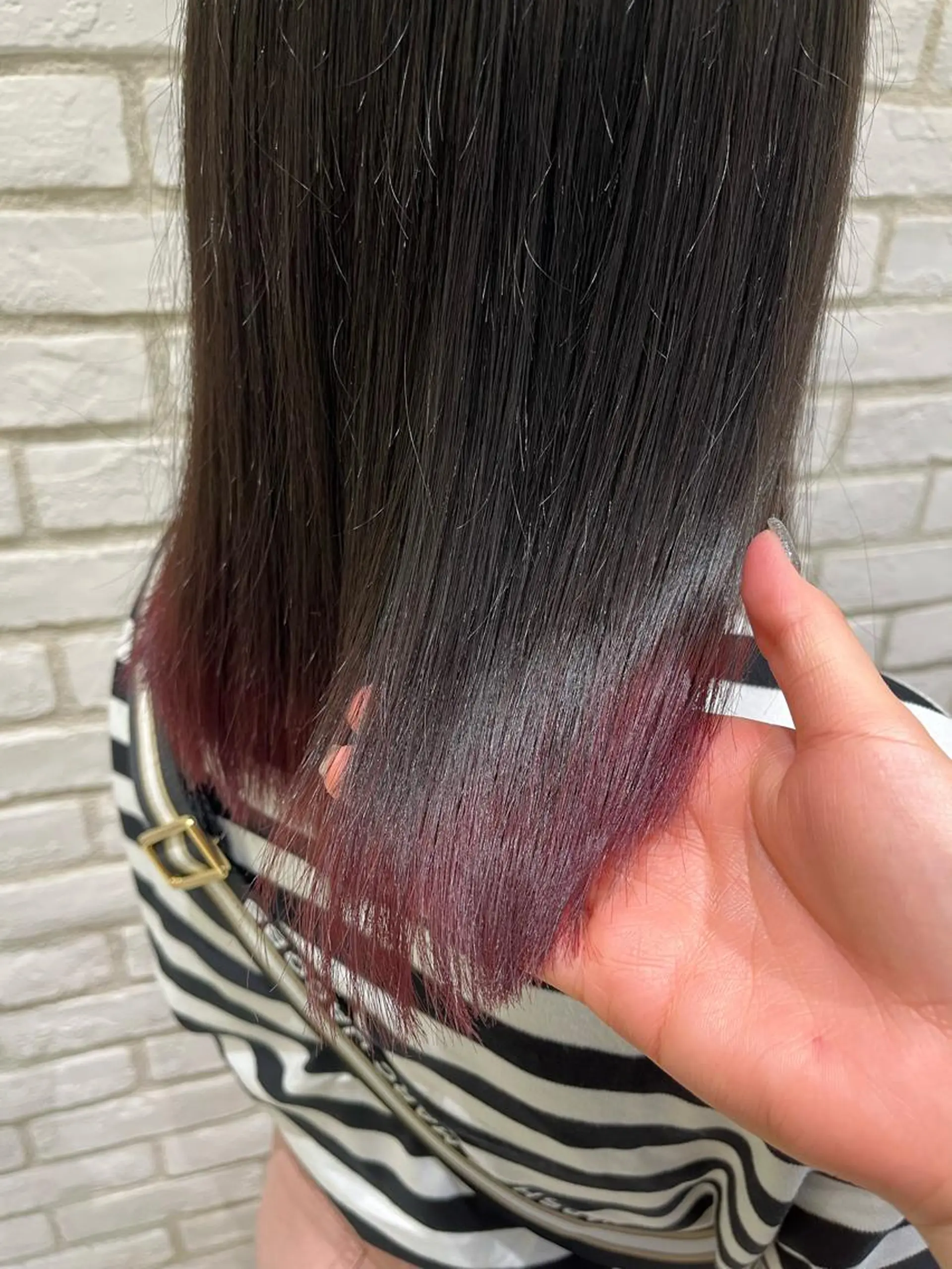 ミディアム カラー DC カラーモデルのヘアスタイル