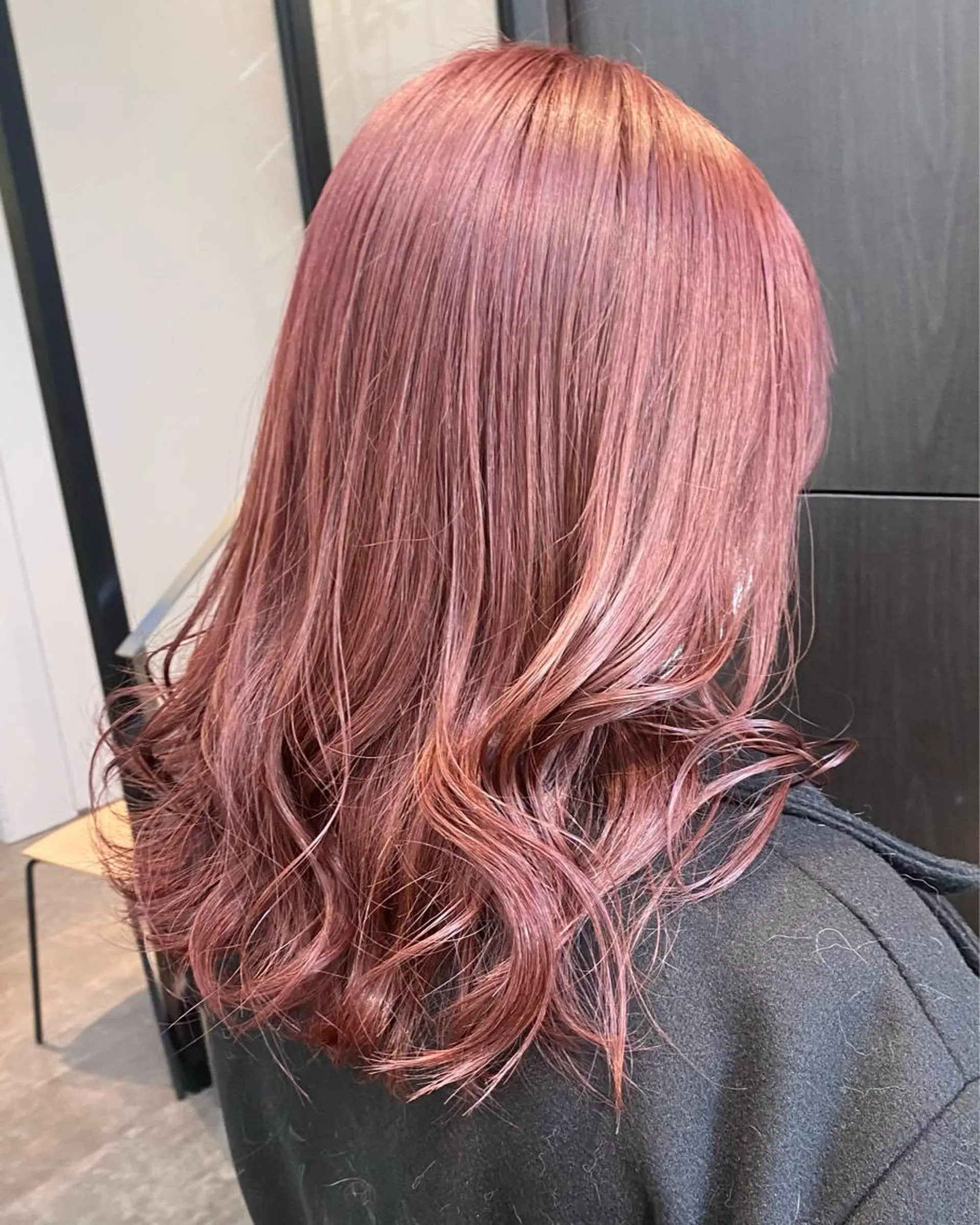 セミロング カラー 💗ガーリーヘア🎀 saki💗のヘアスタイル