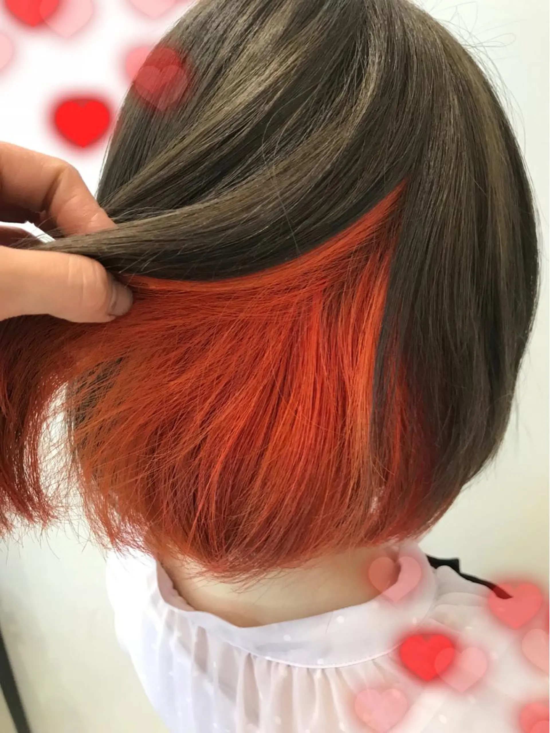 ミディアム カラー オレンジ トリートメント EMANON新宿東口所属・新宿駅近♡ ♡個室♡三都季🌜のヘアスタイル
