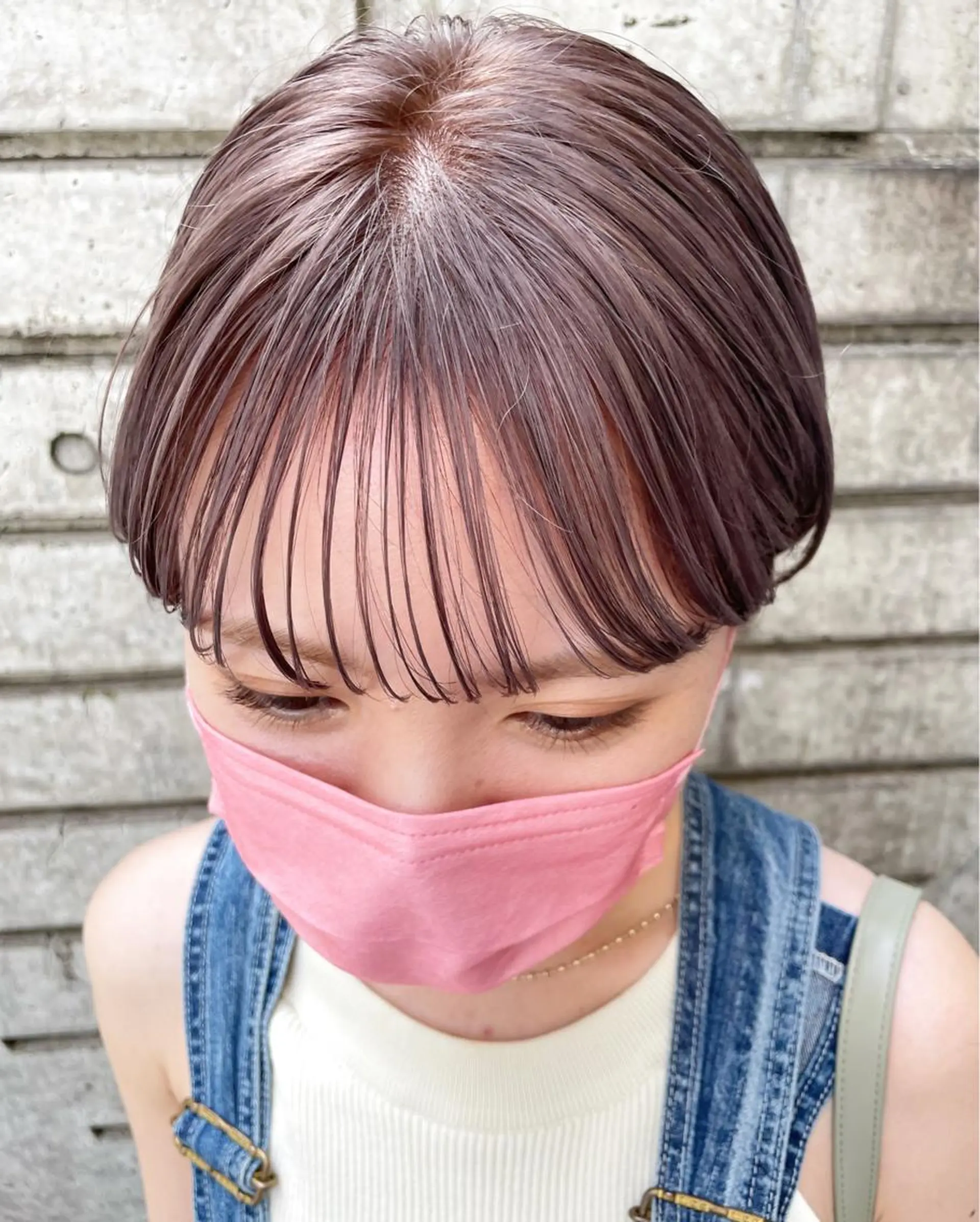 ショート カラー カット ヘアカラー トリートメント 👩🏻ボブ/ 髪質改善ダブルカラーのヘアスタイル