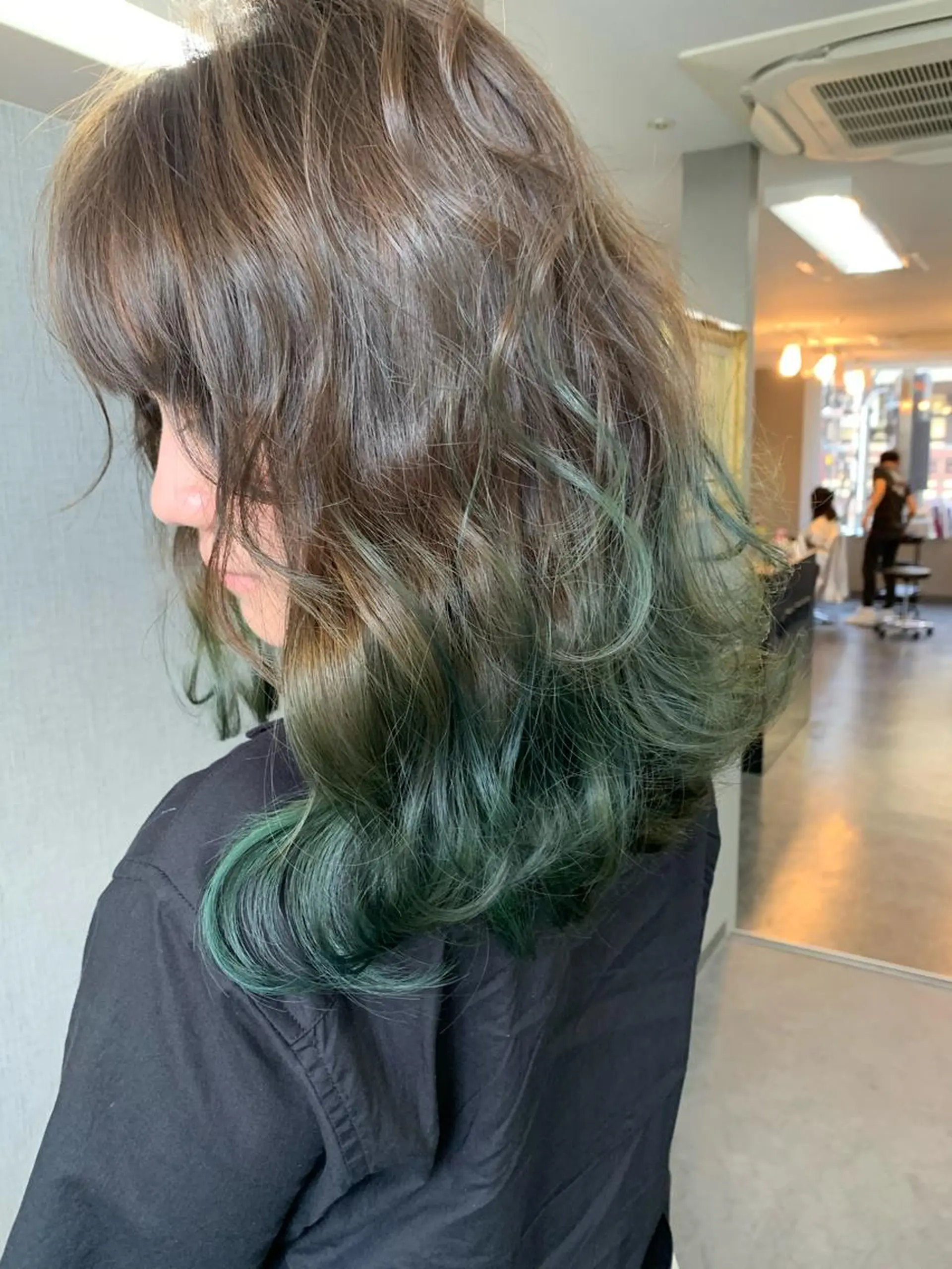 ロング ヘアカラー トリートメント Selene hair OSAKAのヘアスタイル