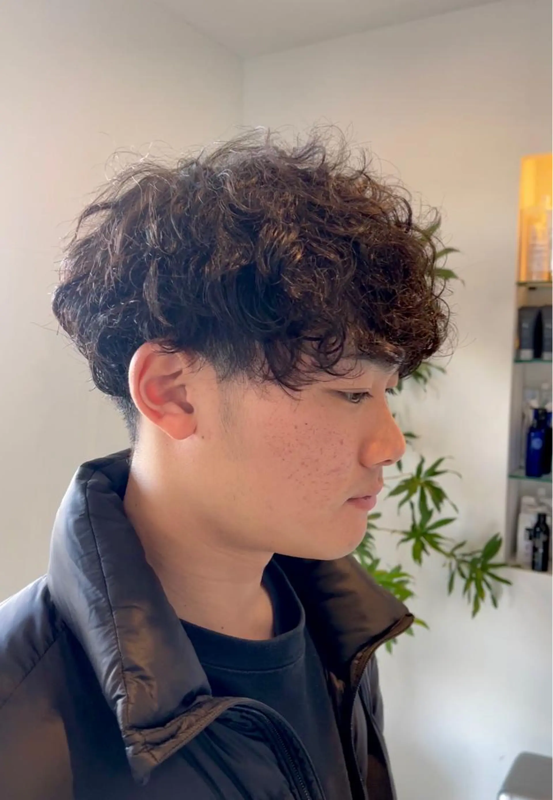 ショート パーマ カット パーマ トリートメント 三好 達也のヘアスタイル