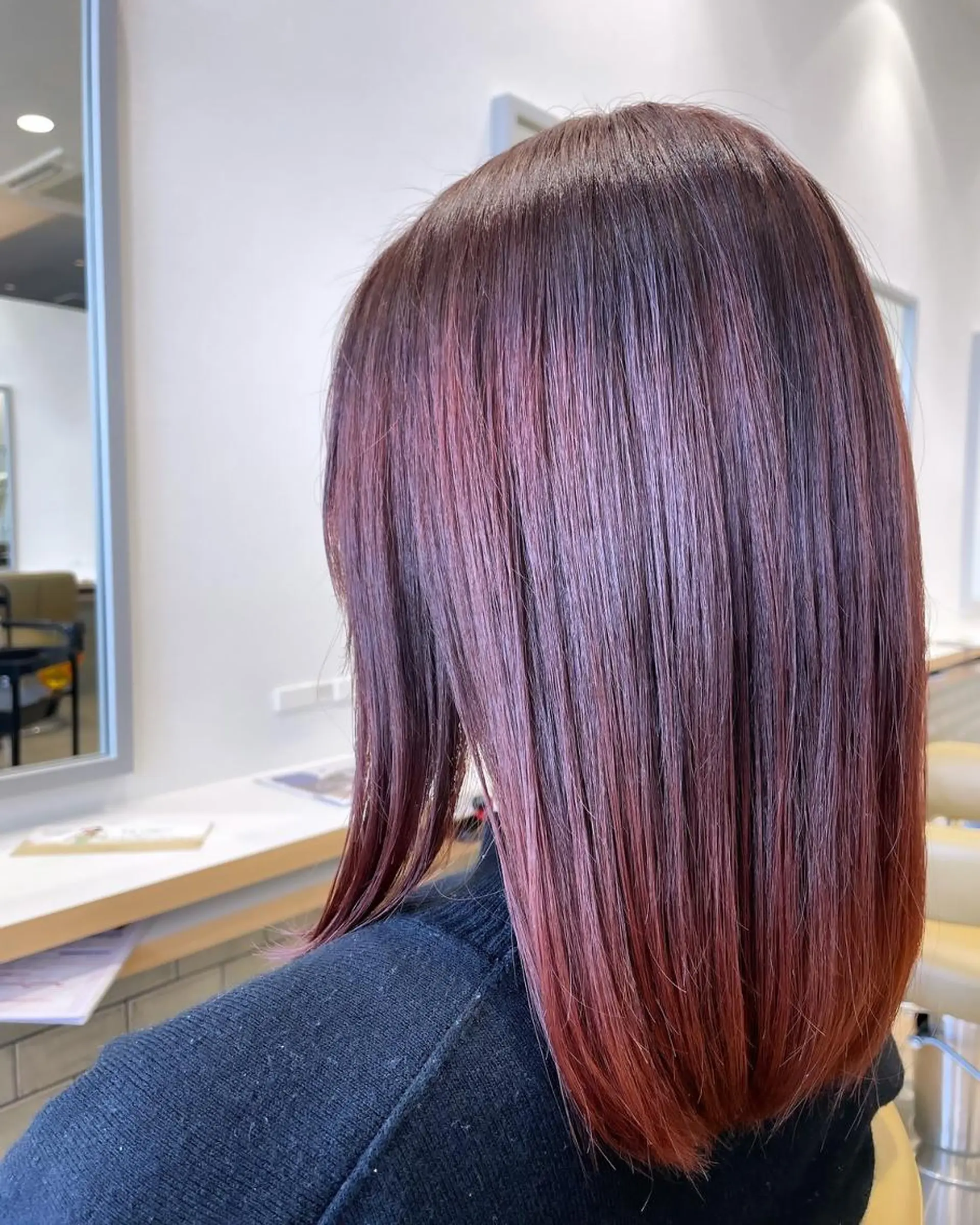 セミロング ルクール柏崎店　大倉 日和のヘアスタイル