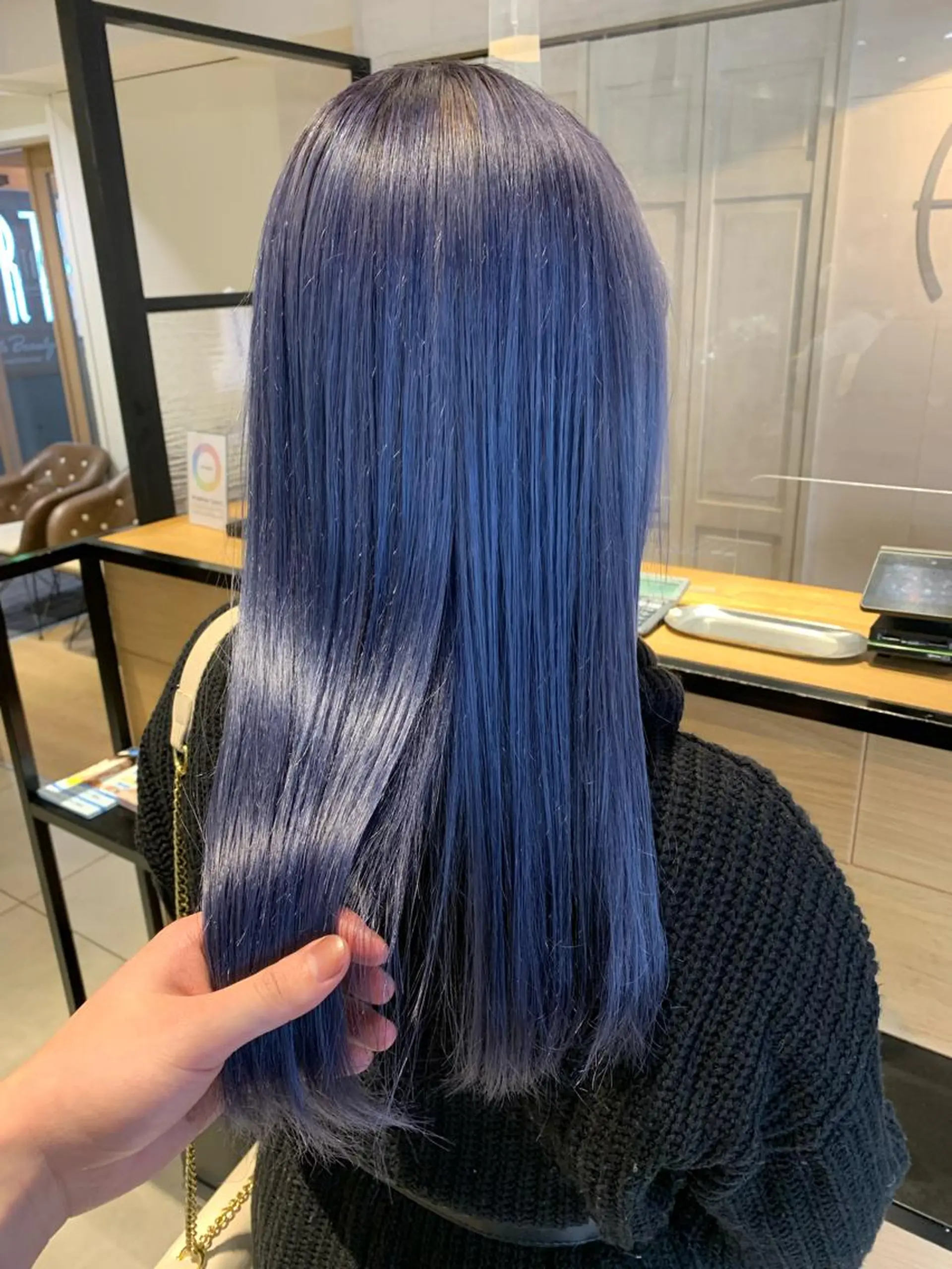 ロング カラー カット ヘアカラー トリートメント 🌿earth亀有店 【緑髪のノブ】🌿のヘアスタイル