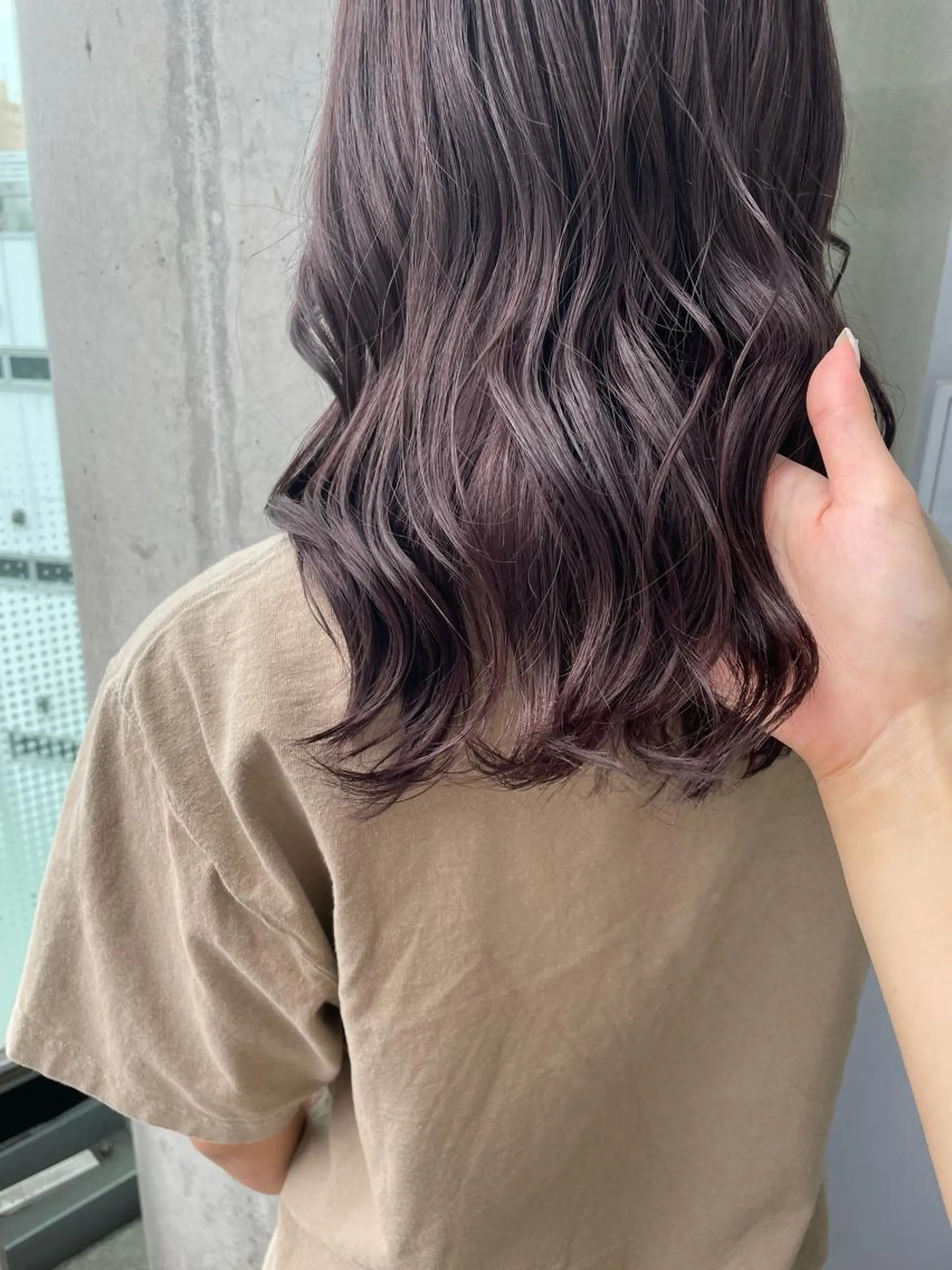 カラー ブラウンカラー ラベンダーカラー 🍪ヨシイハルネ🍪 ラベンダーカラーのヘアスタイル