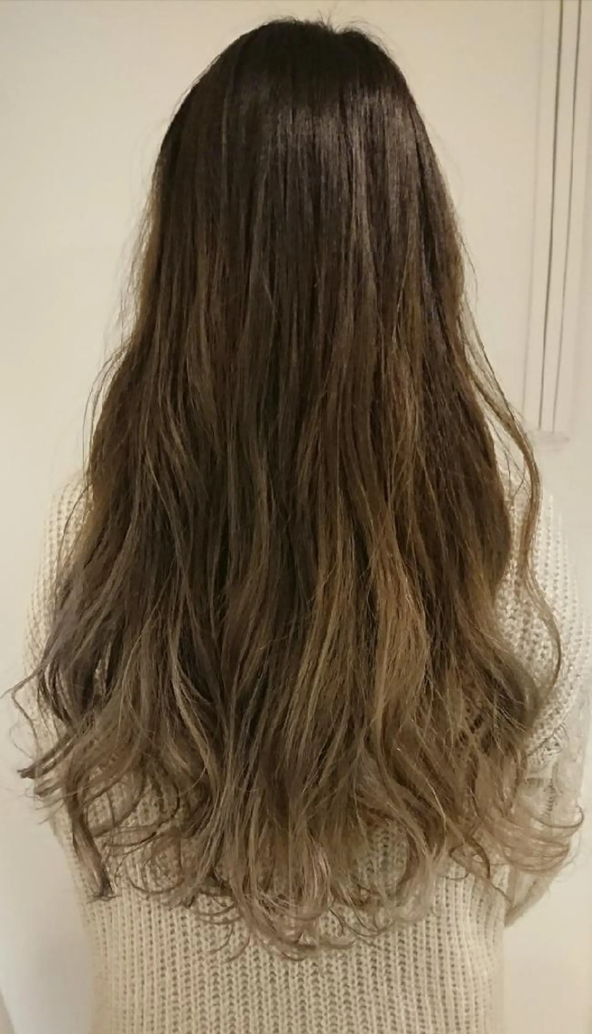 ロング カラー ブリーチ グラデーションカラー グレージュ ハイライトカラー ハイライト coii コイ【原宿/表参道】のヘアスタイル