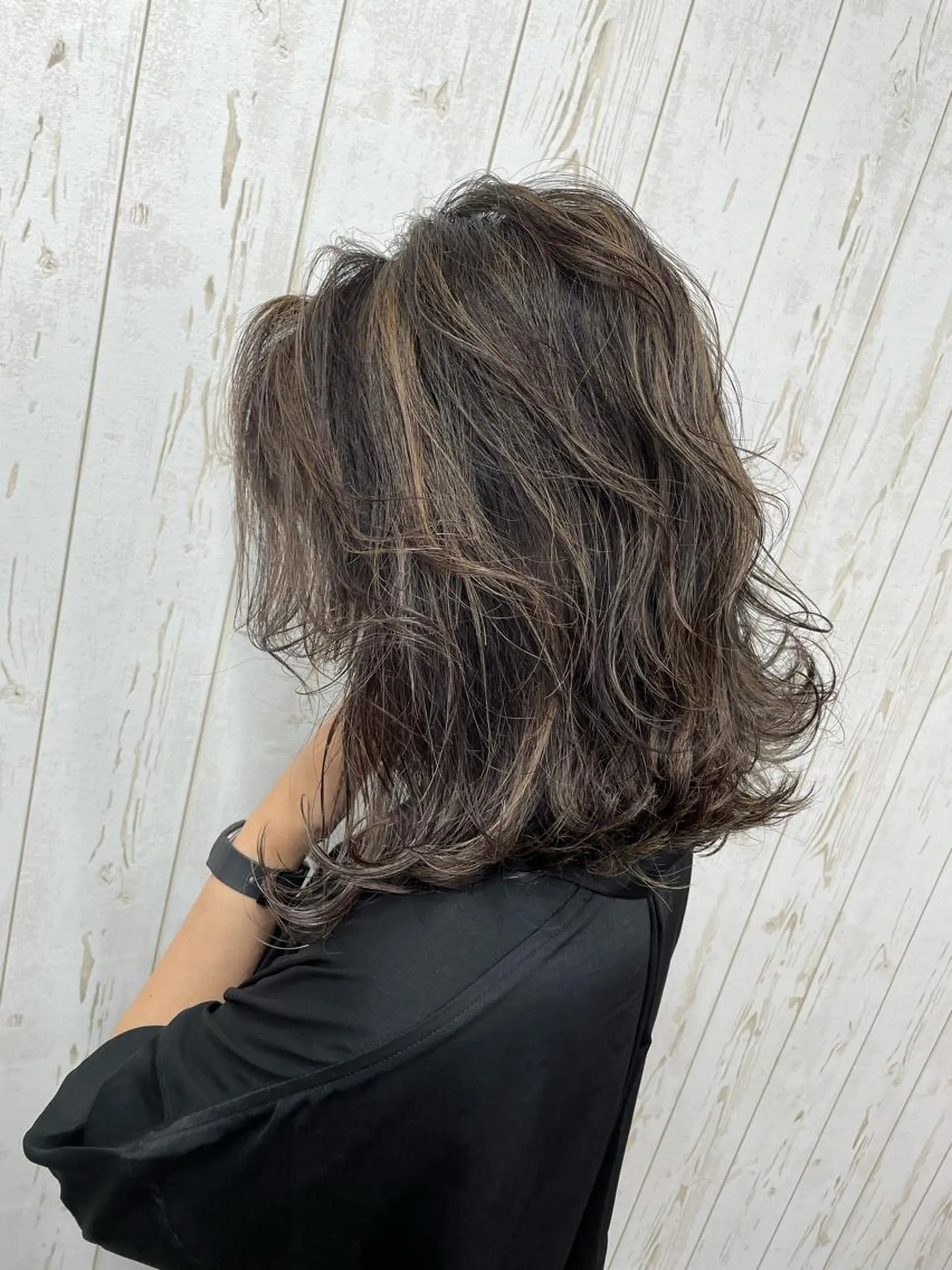 ミディアム カラー ハイライトカラー ハイライト カット ヘアカラー AN'TIA小作所属・AN'TIA小作代表 ⭐︎kazuma⭐︎のヘアスタイル