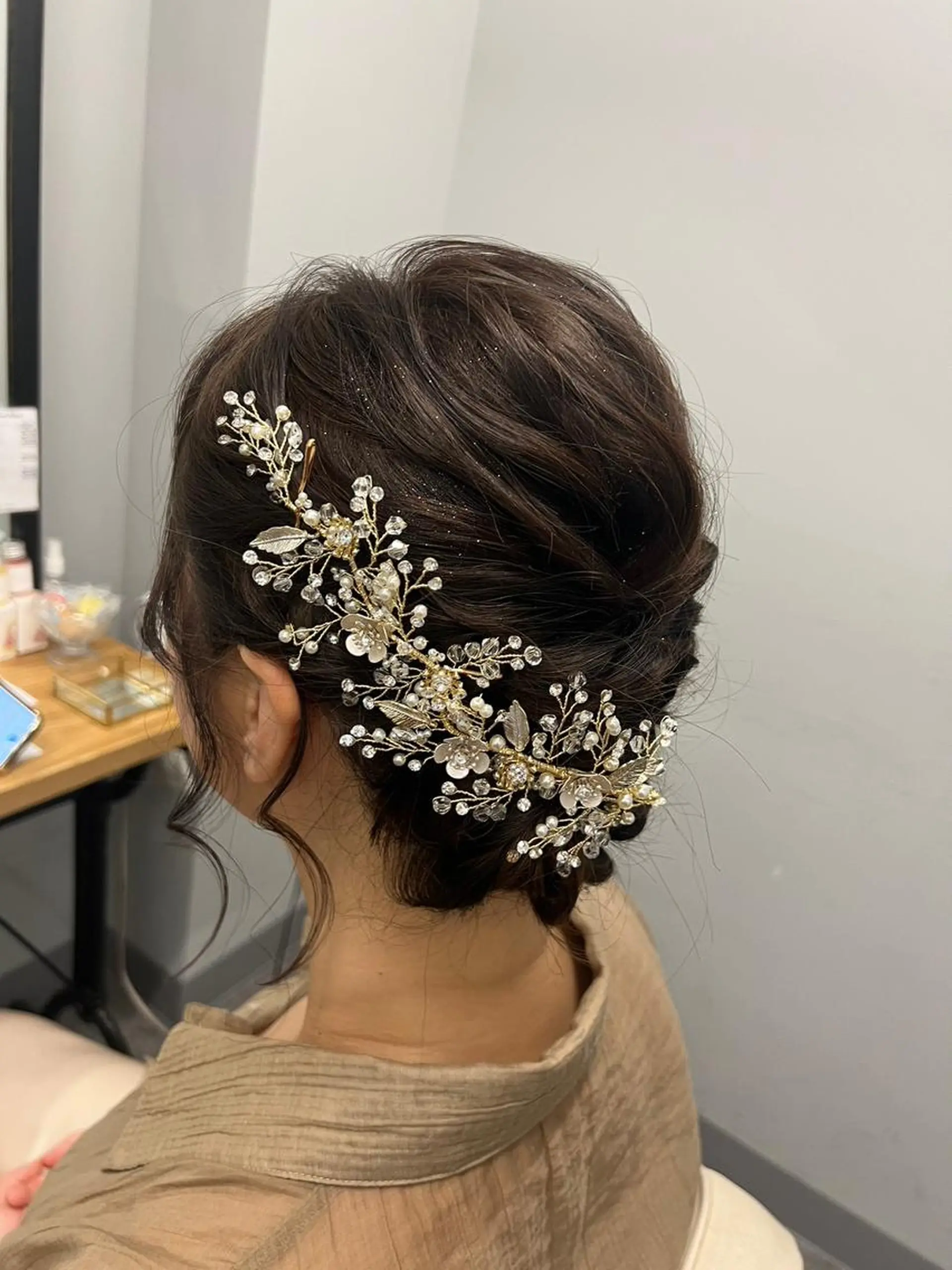 セミロング ヘアアレンジ ボブ ハイライト 髪質改善 韓国風ヘア レイヤーカット N° aria 三軒茶屋のヘアスタイル