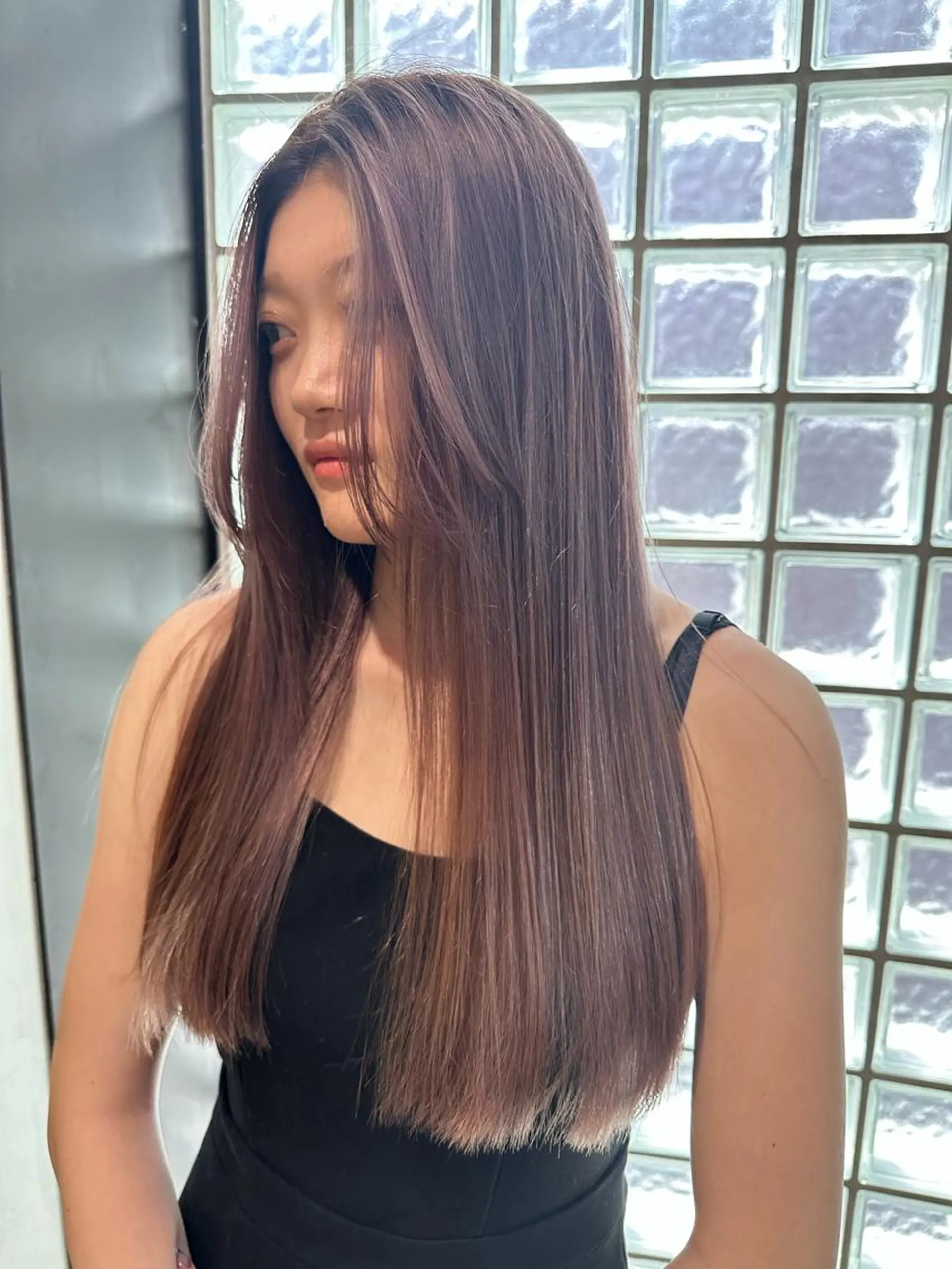 ロング カラー モリシゲ ヒカリ🦕🐬のヘアスタイル