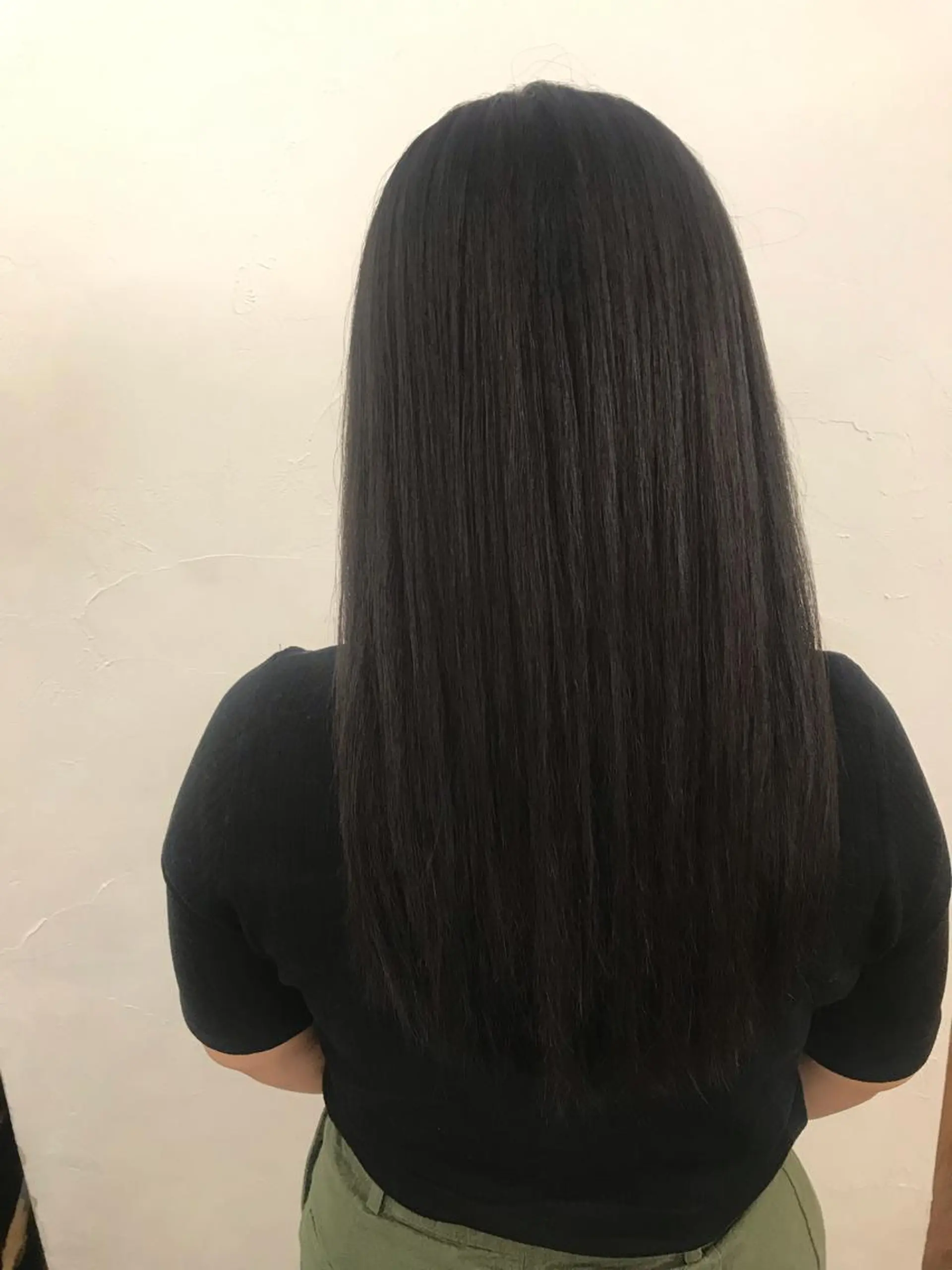 ロング カラー 黒髪 ブルーカラー ブルーブラック 髪質改善☀️ miho☀️のヘアスタイル