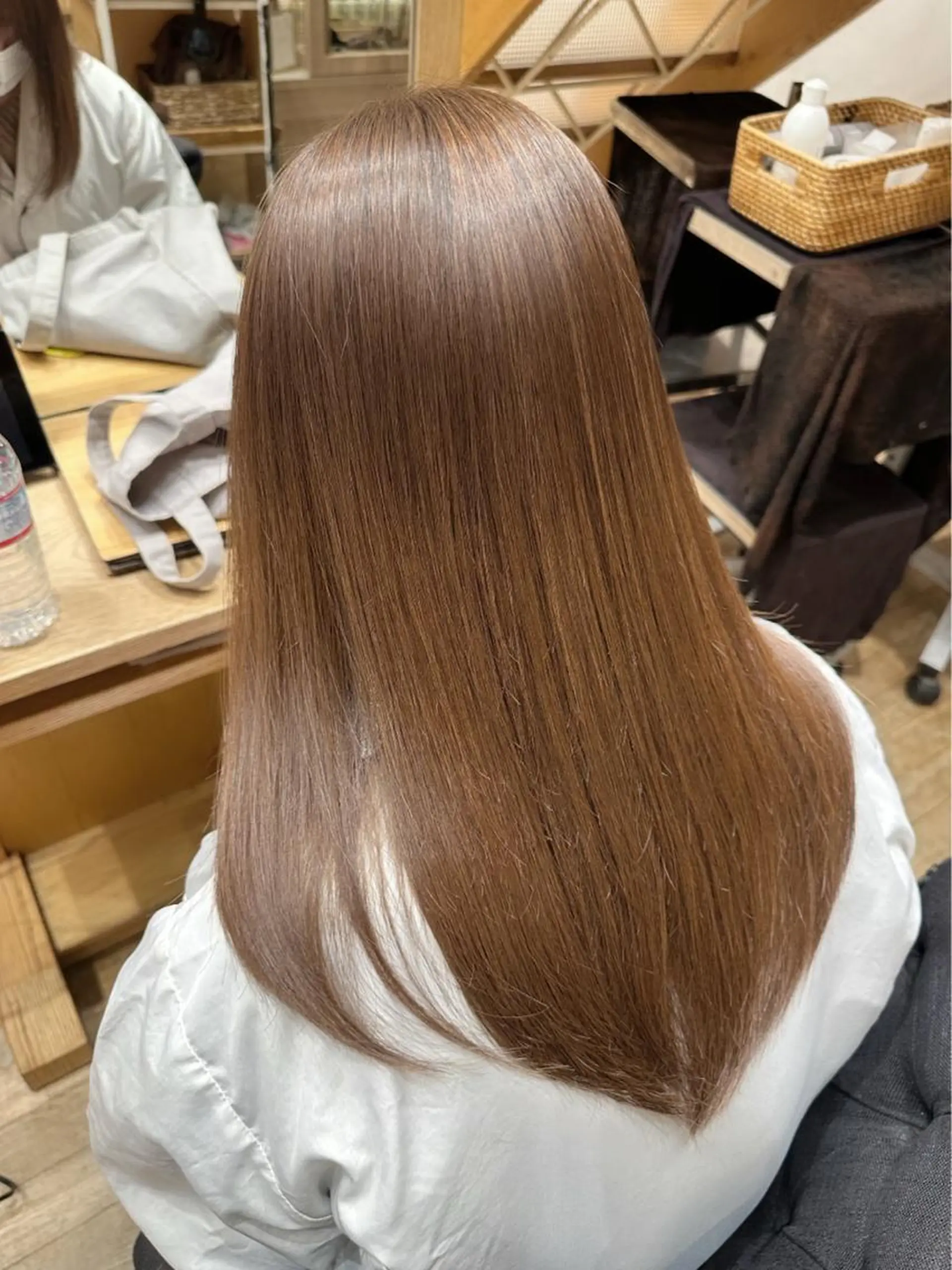 ロング カット 縮毛矯正 トリートメント 銀座副店長/レイヤー /韓国ヘア/髪質改善のヘアスタイル