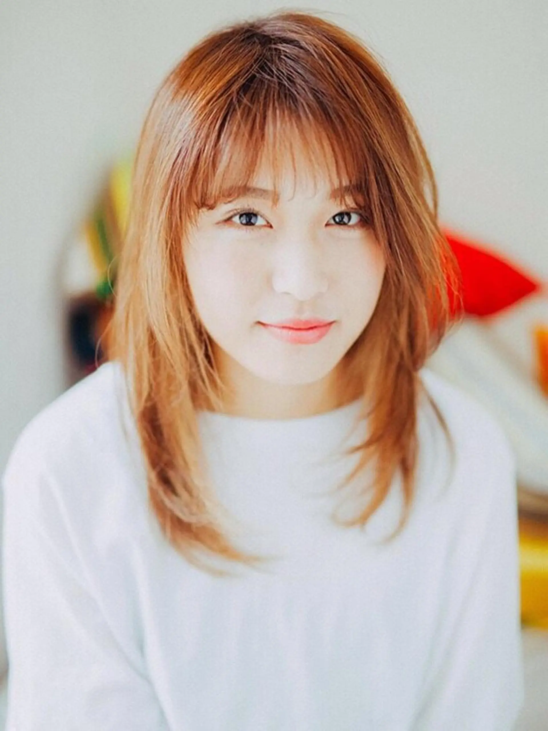 セミロング カラー ハイトーンカラー 相武台ショート特化 💐川崎希💐のヘアスタイル