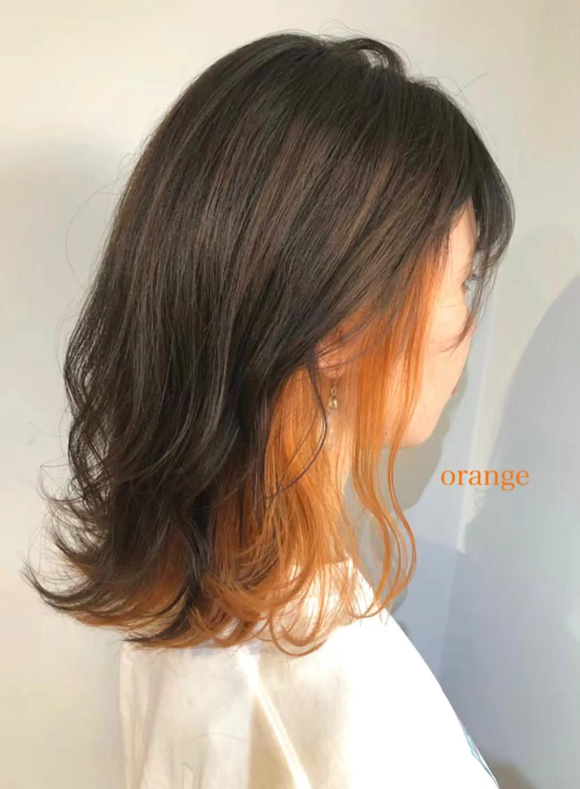 ミディアム カラー カット ヘアカラー トリートメント ikeda shioriのヘアスタイル