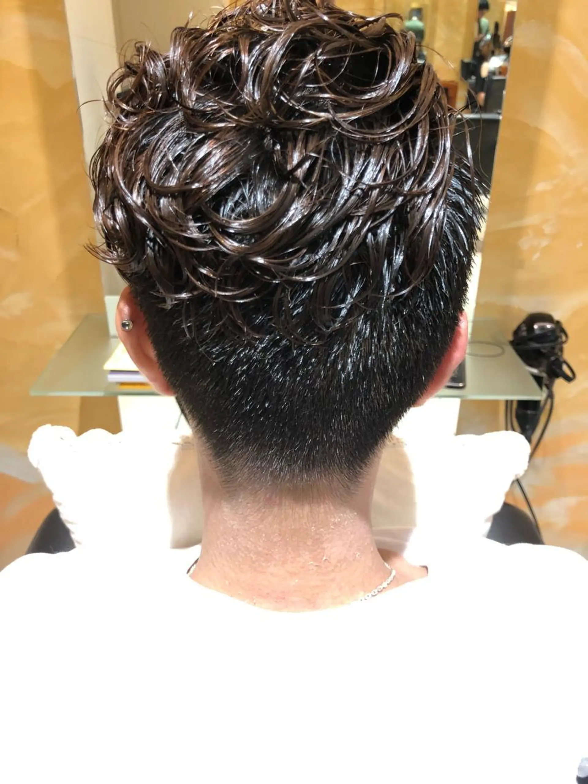 パーマ メンズ eclat suzumiのヘアスタイル