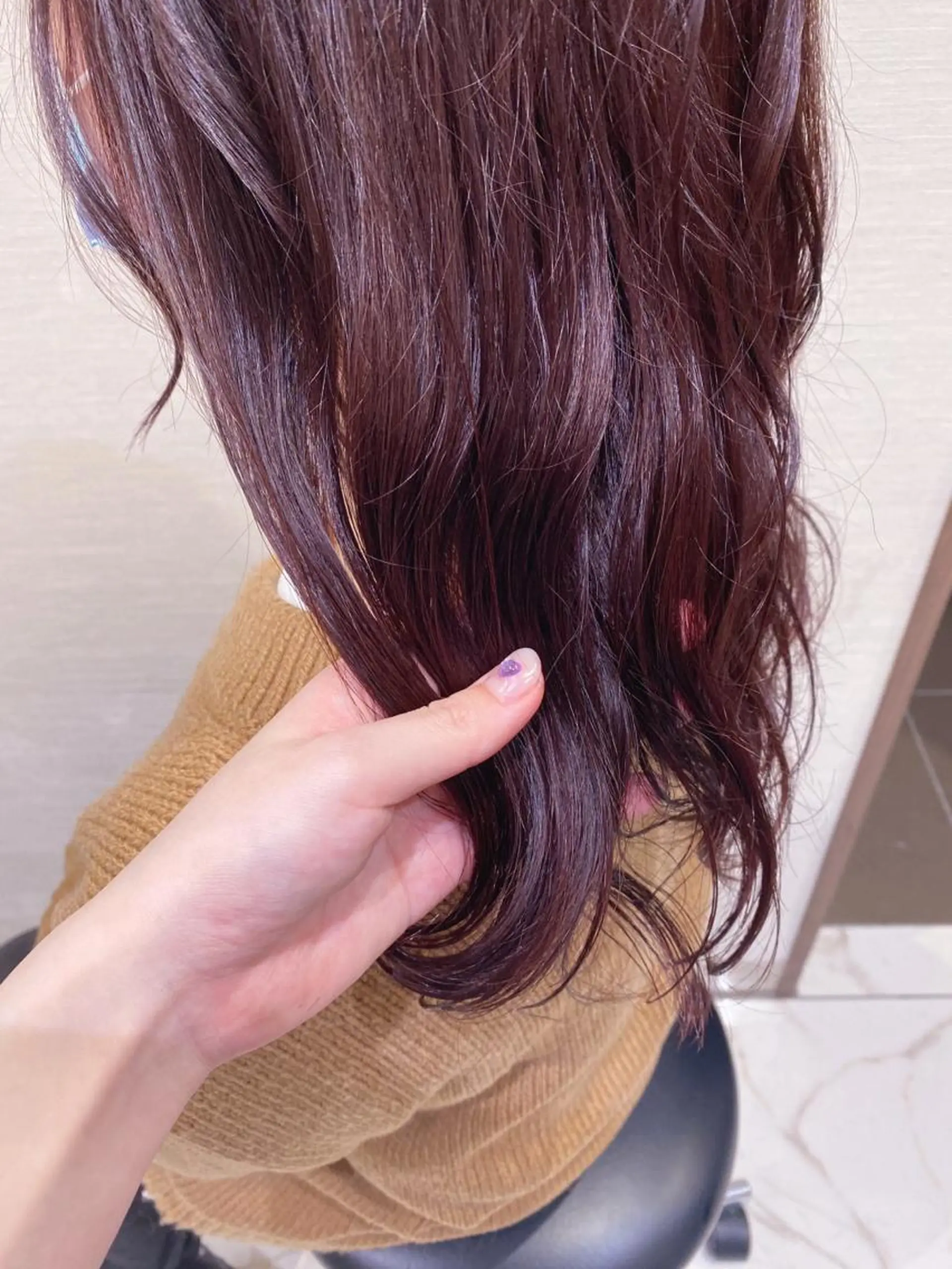 セミロング カラー 顔周り🇰🇷韓国 レイヤー/いづみ💞のヘアスタイル