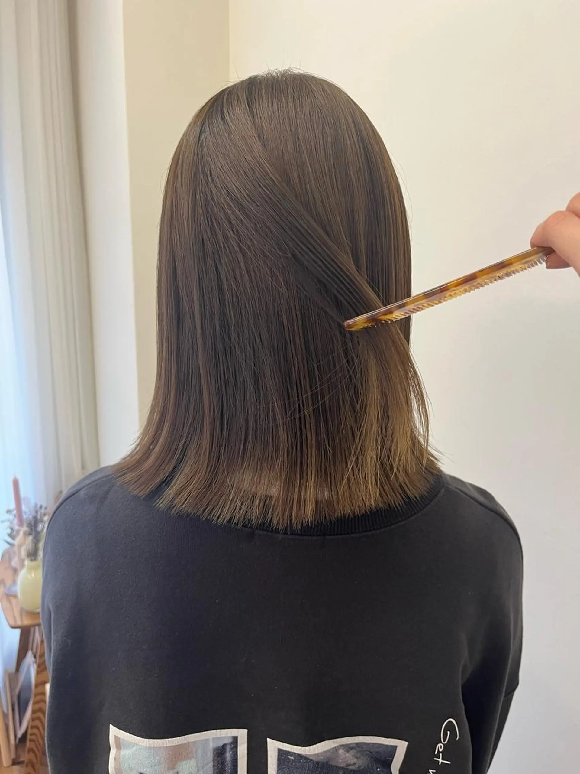 ミディアム 西山 紗耶香🪽 透明感カラー/ボブのヘアスタイル