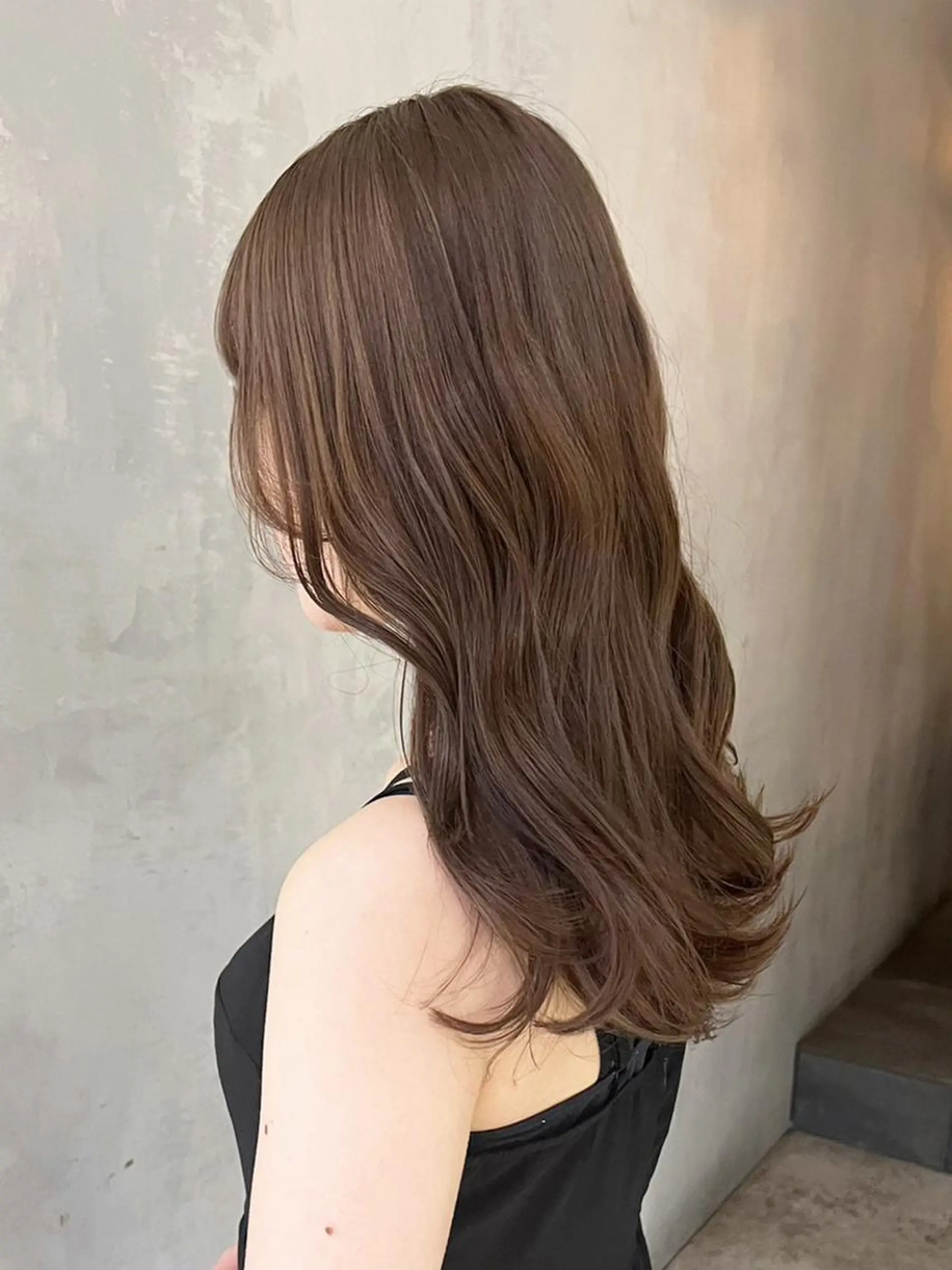カラー ロング ベージュカラー カット ヘアカラー トリートメント ITbyALBUM 中野店のヘアスタイル